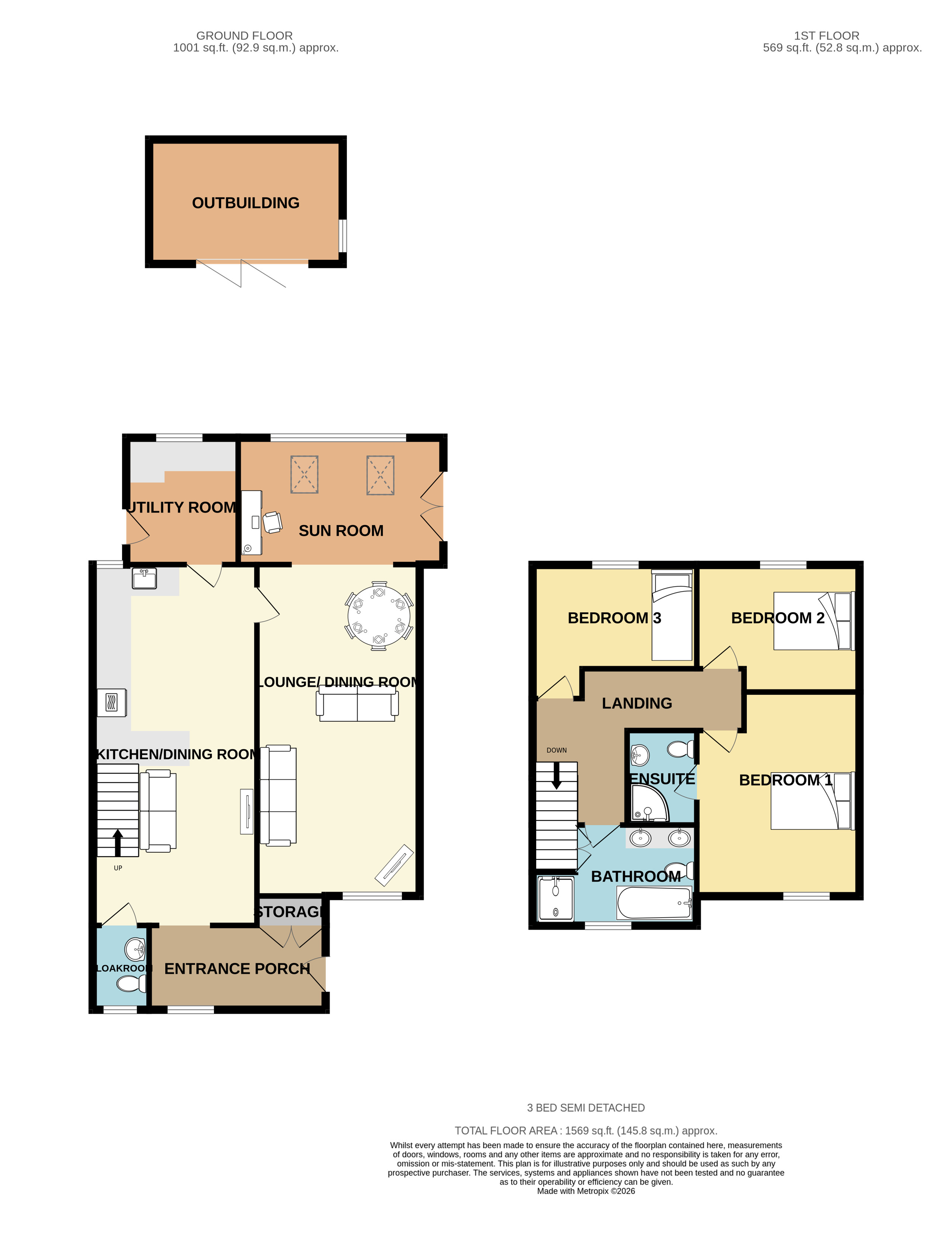 13, Henscol, Redruth floorplan