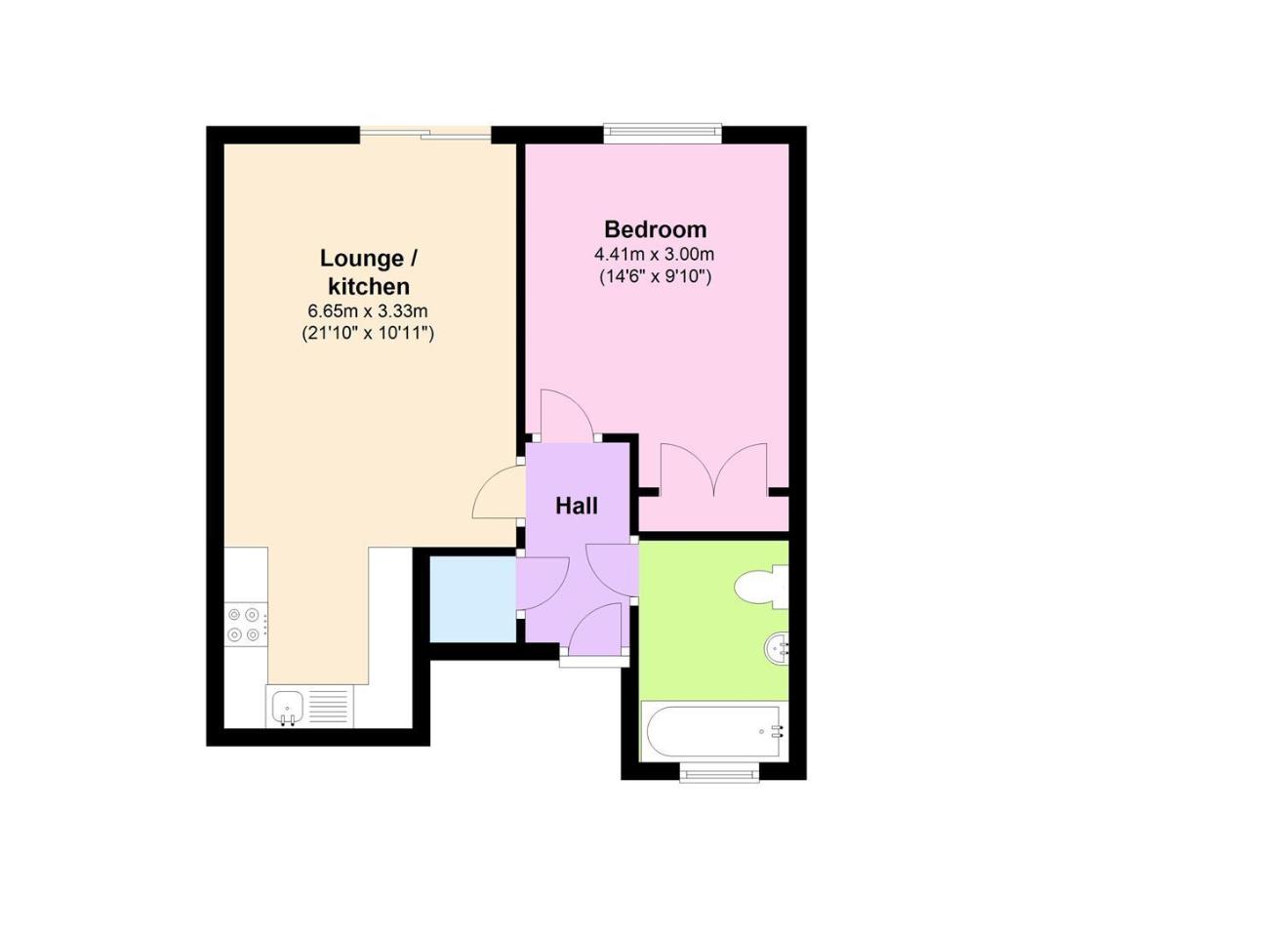 Flat 10, Wilding Court, Whitehall Close, Borehamwood floorplan