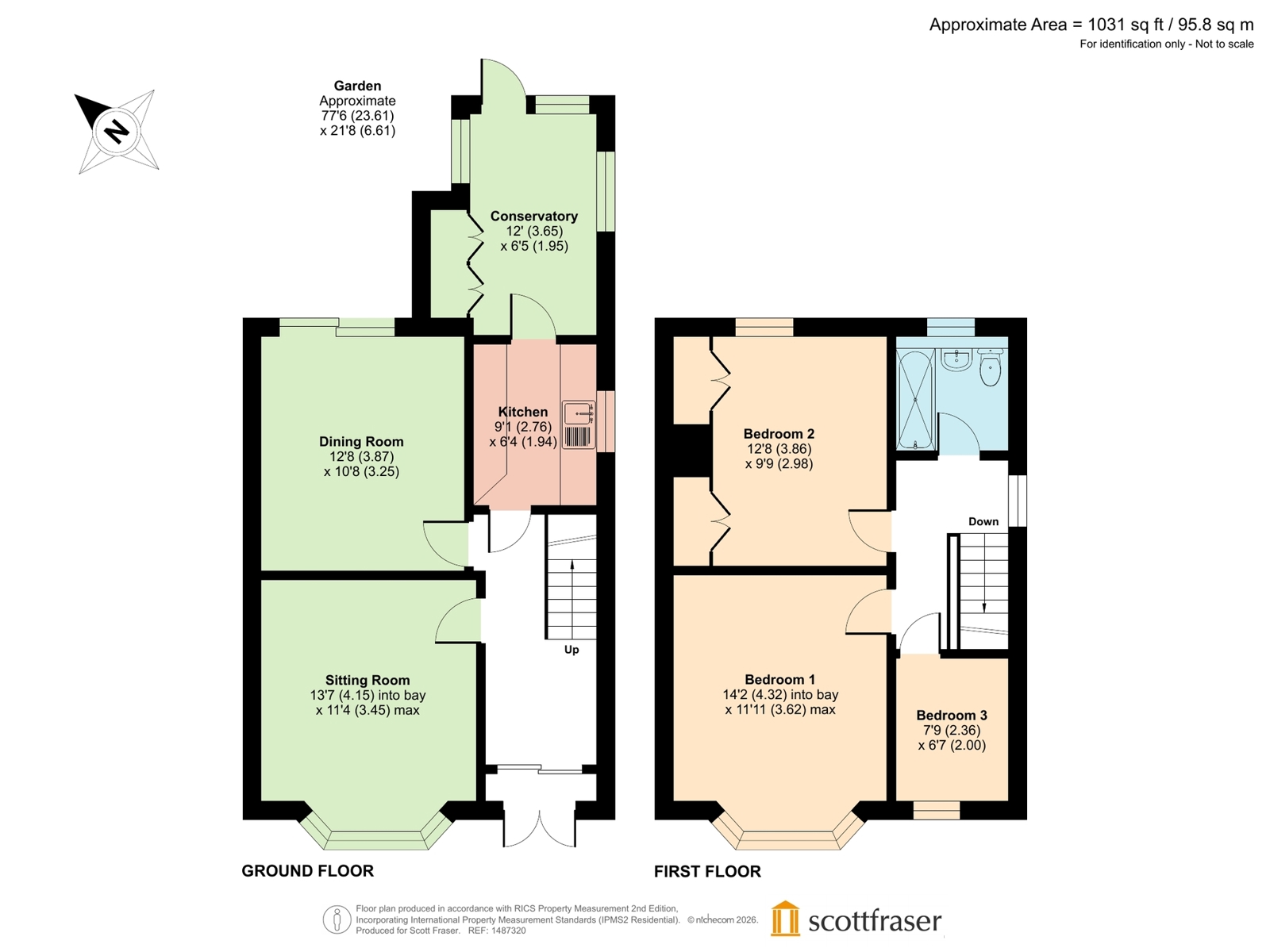 49, Green Road, Oxford floorplan