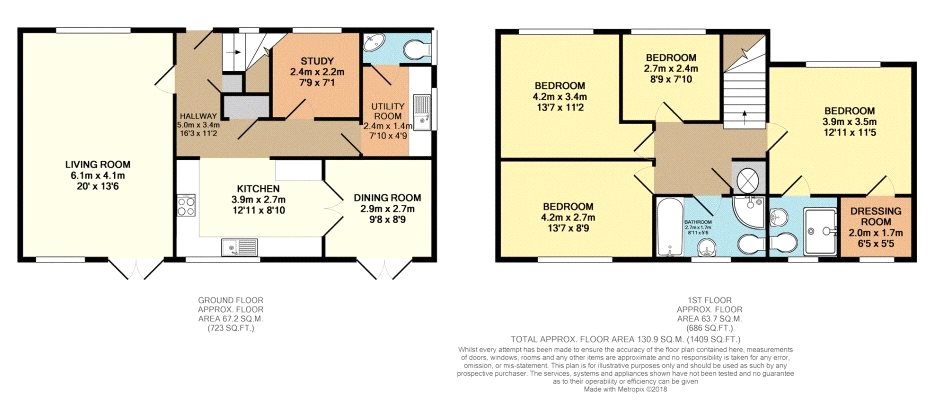 4 Bedrooms Detached house for sale in St Johns, Woking, Surrey GU21