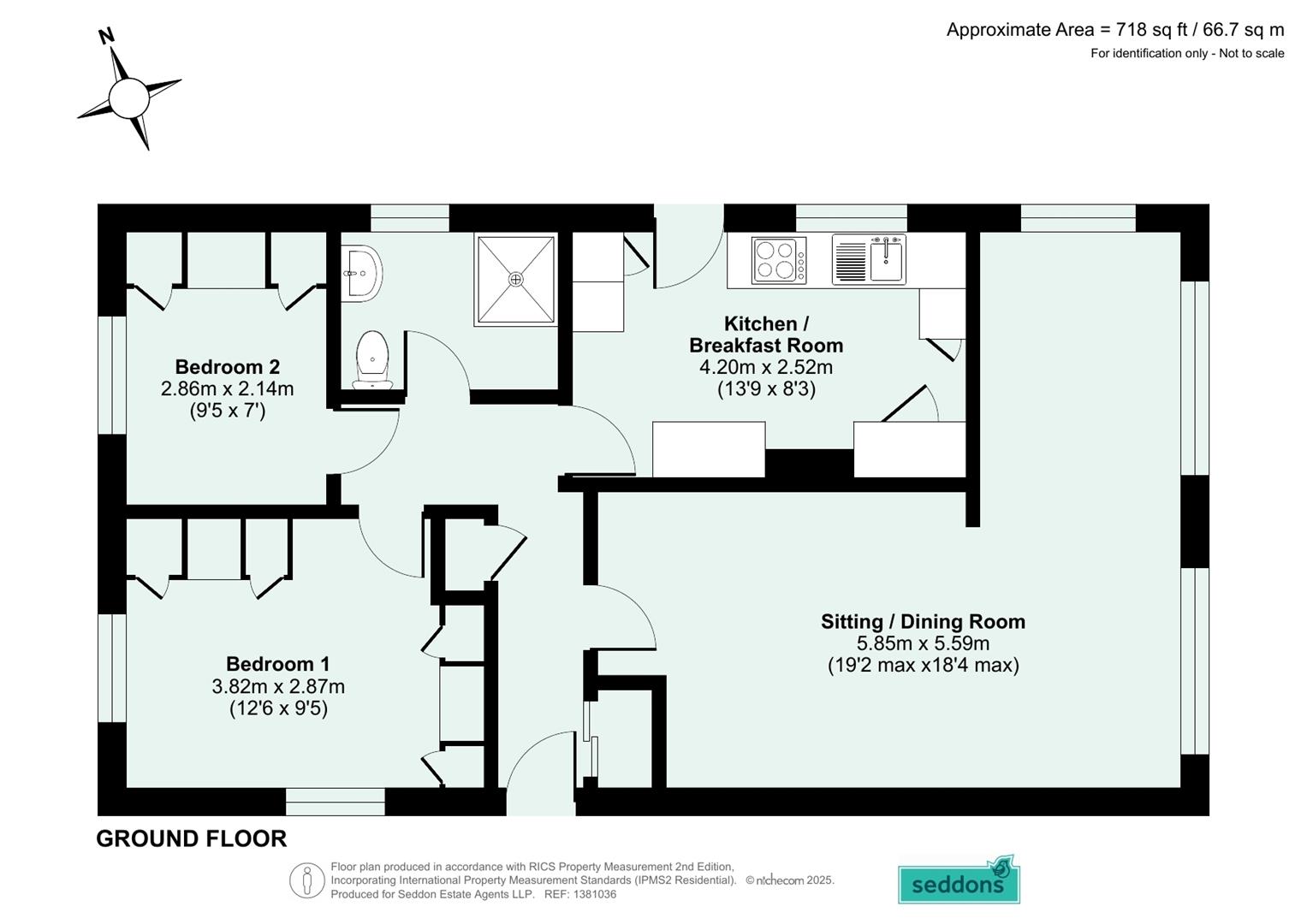 1, The Copse, Exeter floorplan
