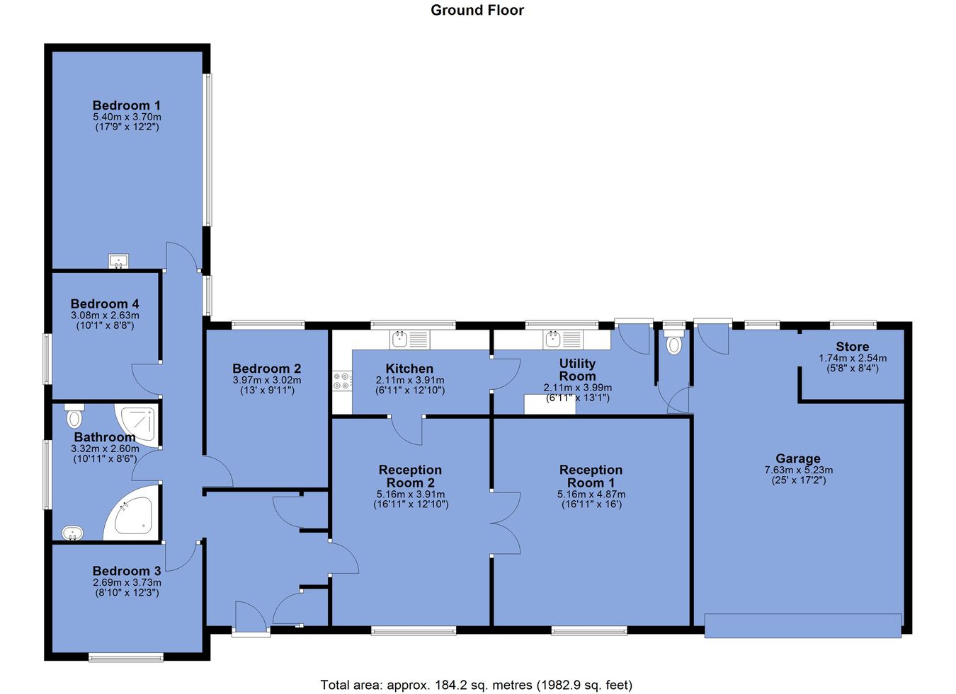 1470, Junction Road West, Bolton floorplan