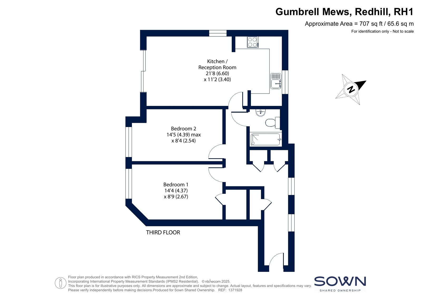 Grove Court Gumbrell Mews, Redhill floorplan