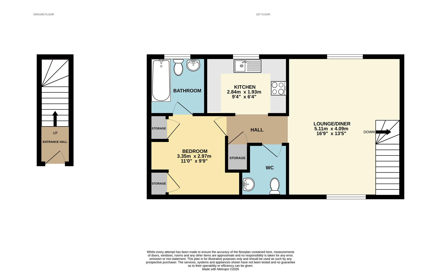 18, Yukon Road, Turnford floorplan