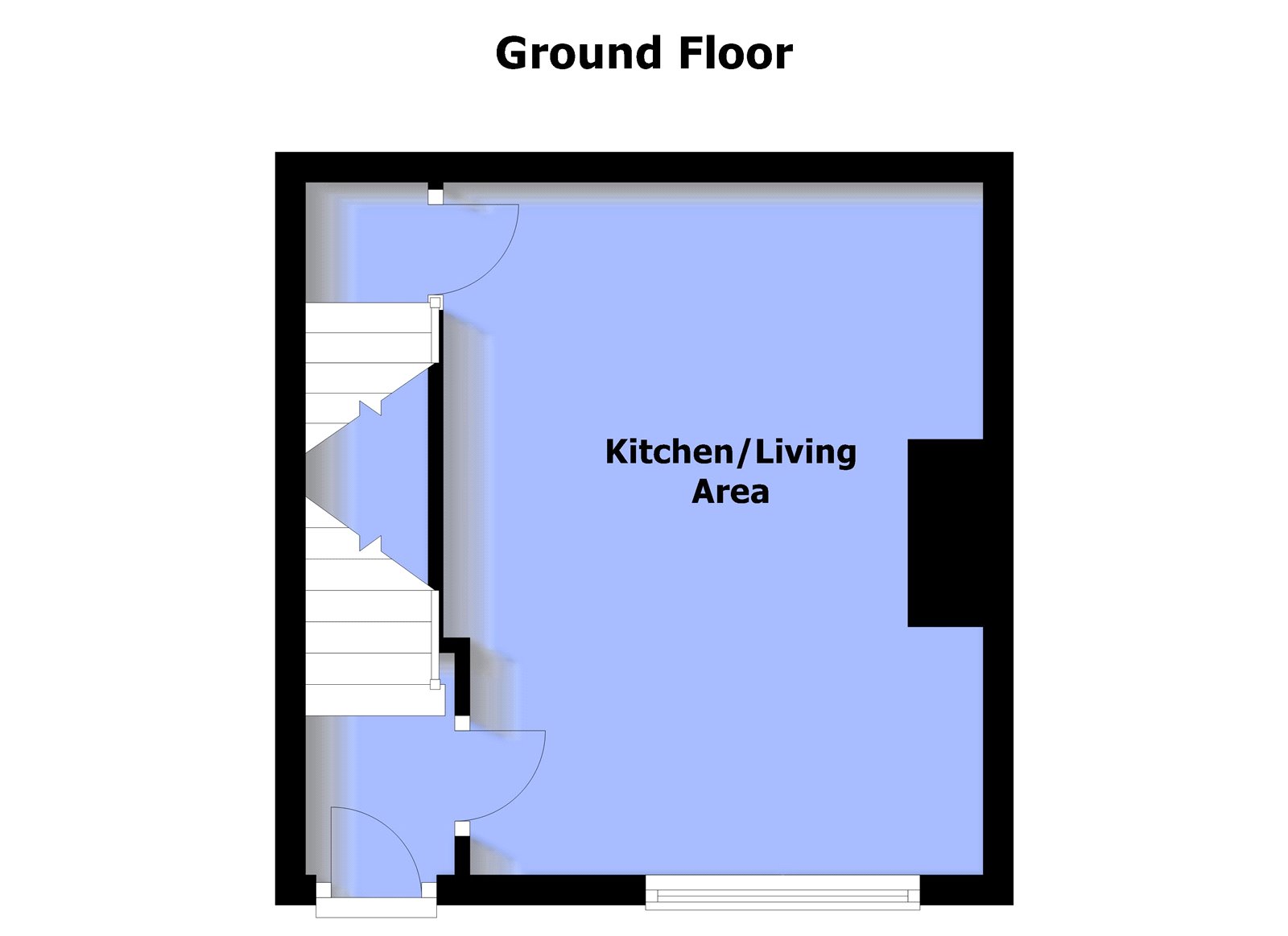 Green Terrace Square, Savile Park, Halifax, West Yorkshire HX1, 1 bedroom terraced house for