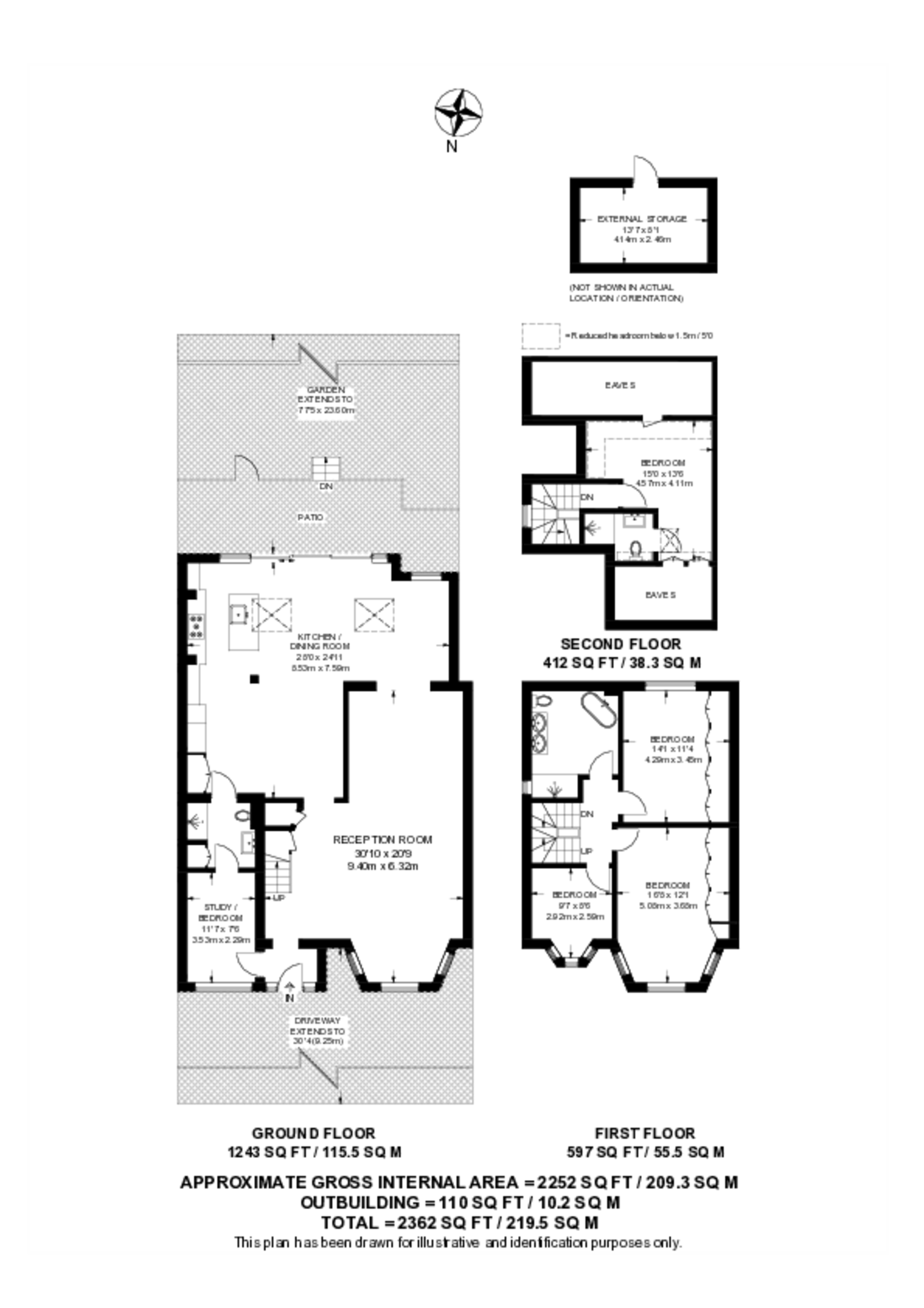 Sandringham Gardens, North Finchley floorplan