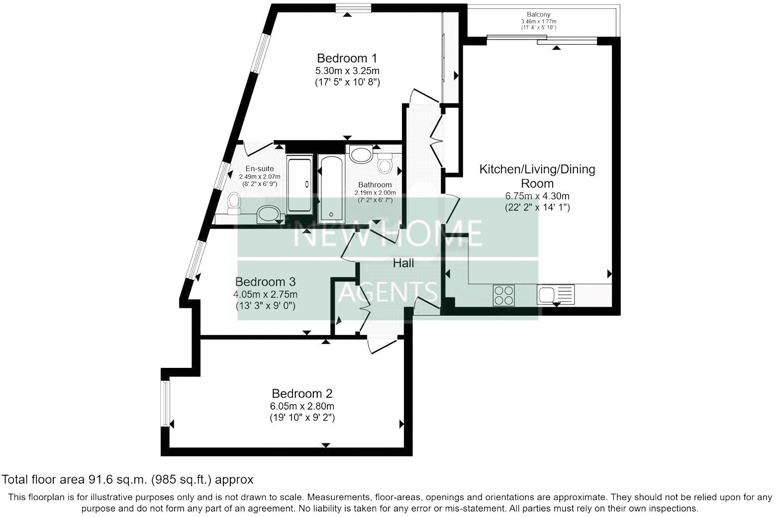 23, Knightly Avenue, Cambridge floorplan