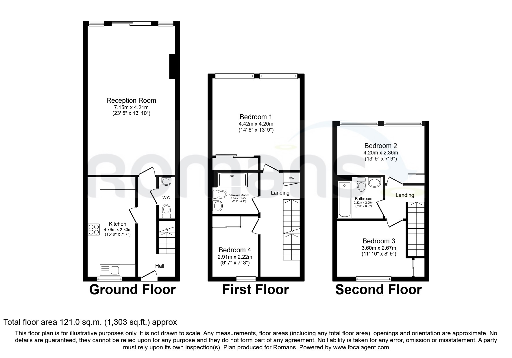 22, Cardinal Close, Reading floorplan