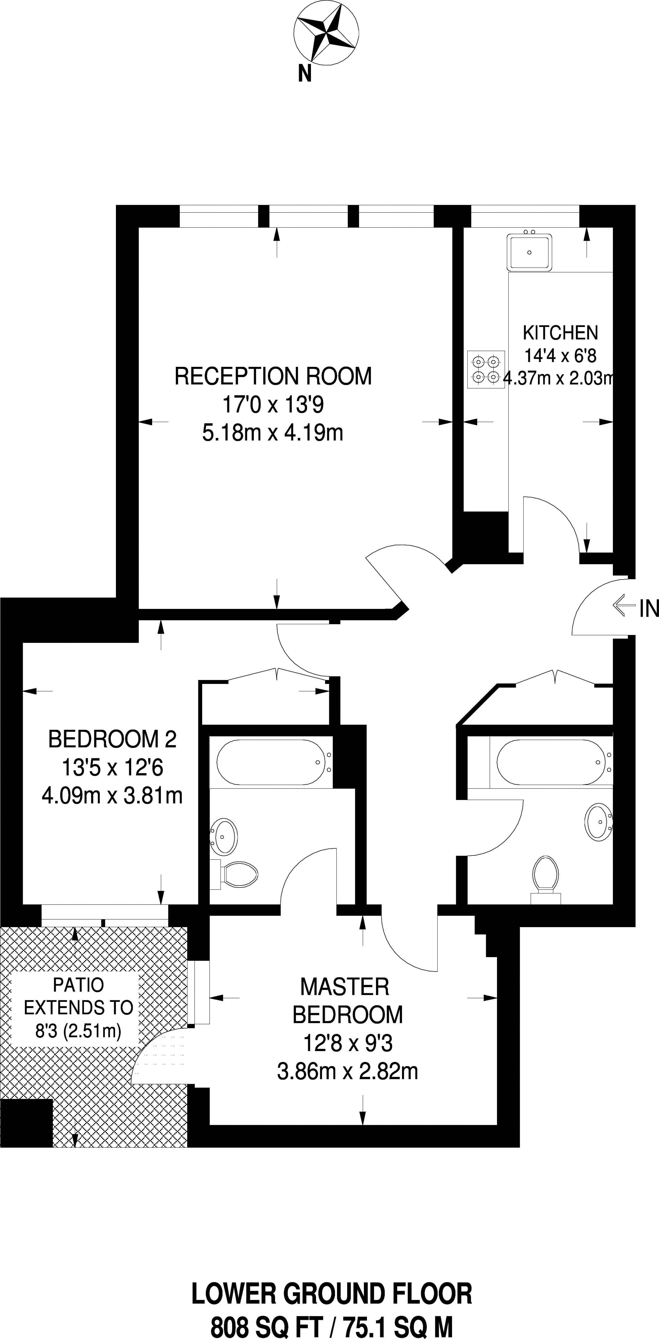 2 Bedrooms Flat to rent in Cross Street, Islington, London N1