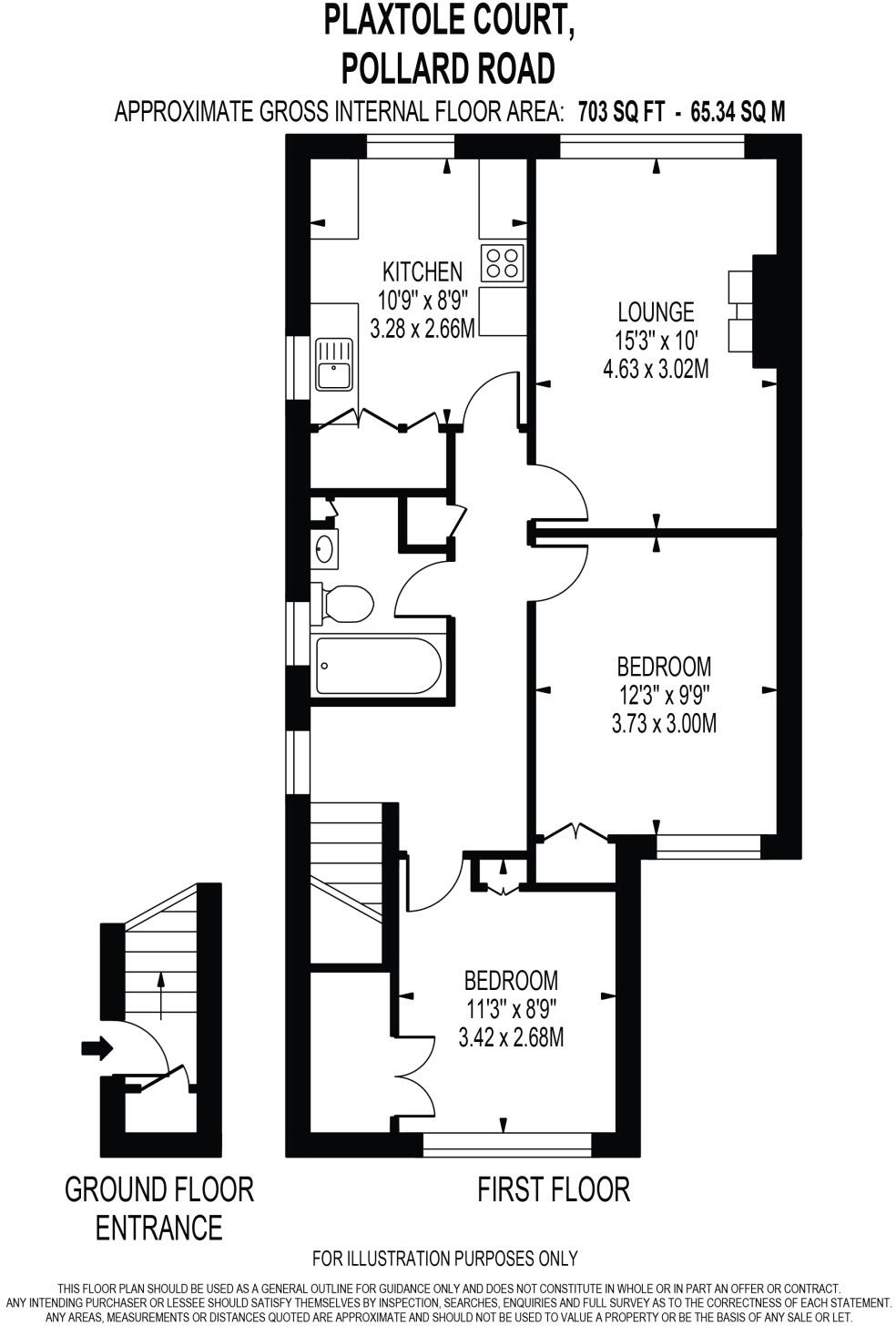 Pollard Road, Morden floorplan