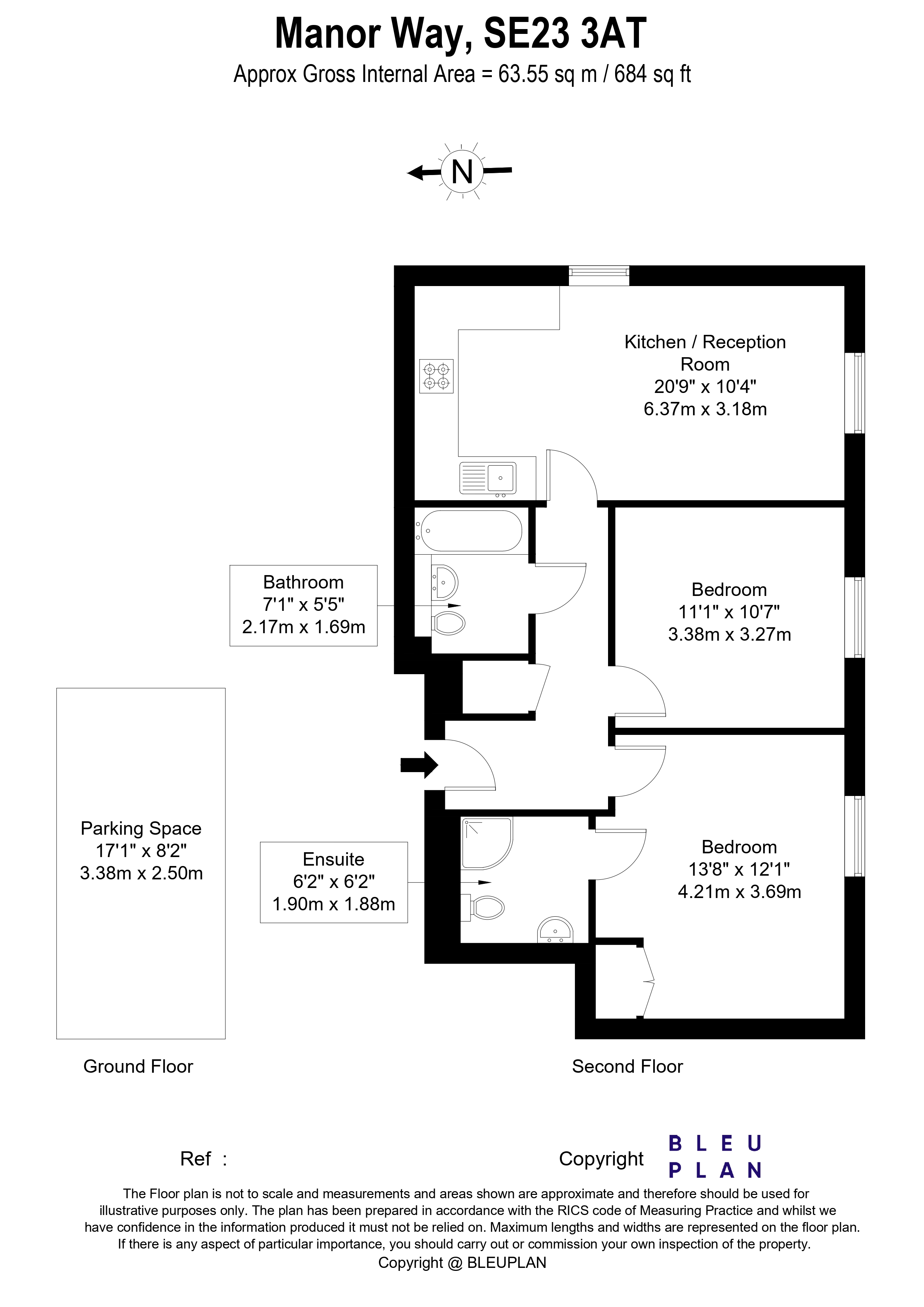 Manor Way, London floorplan