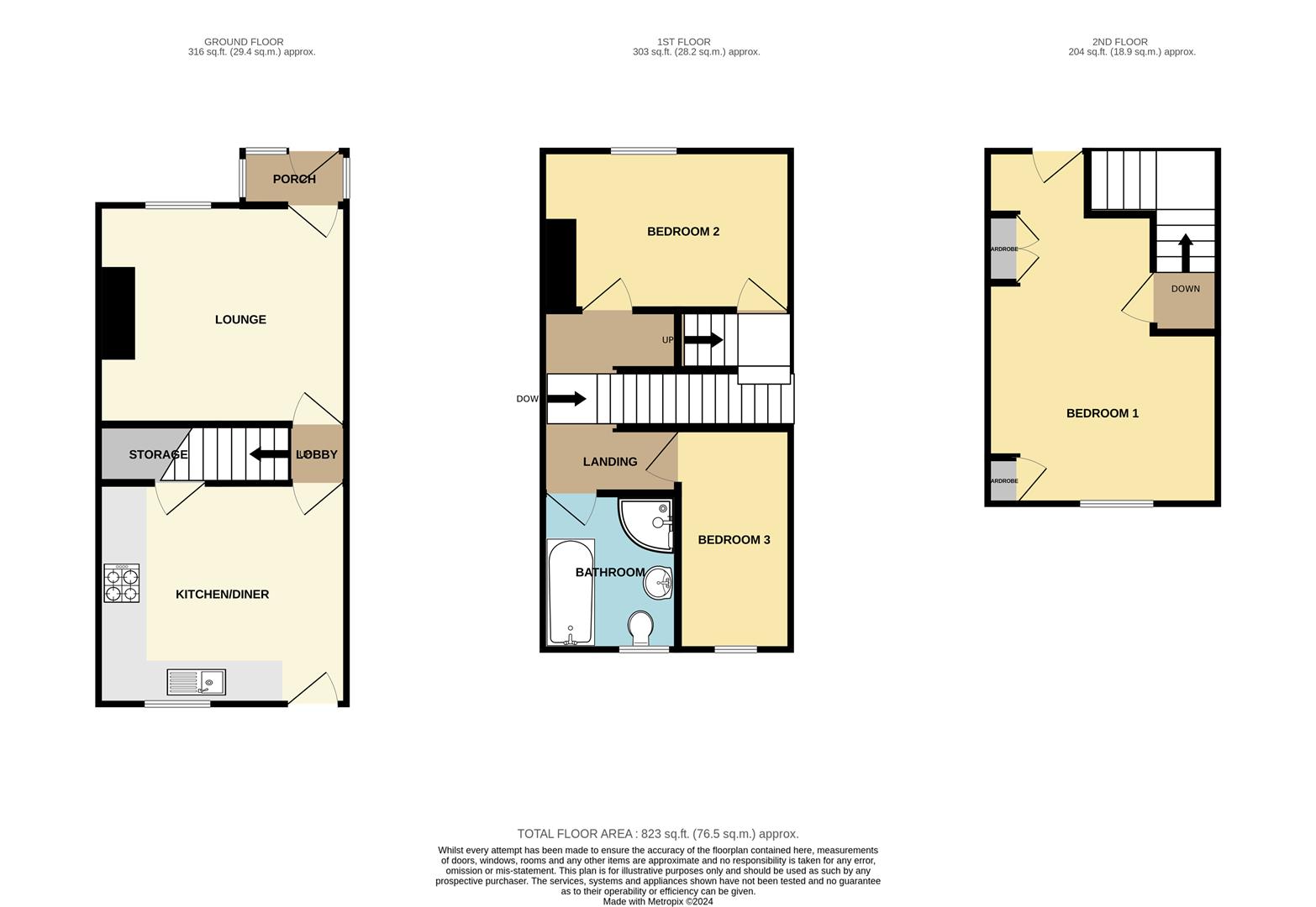 25, Station Road, Ryhill floorplan