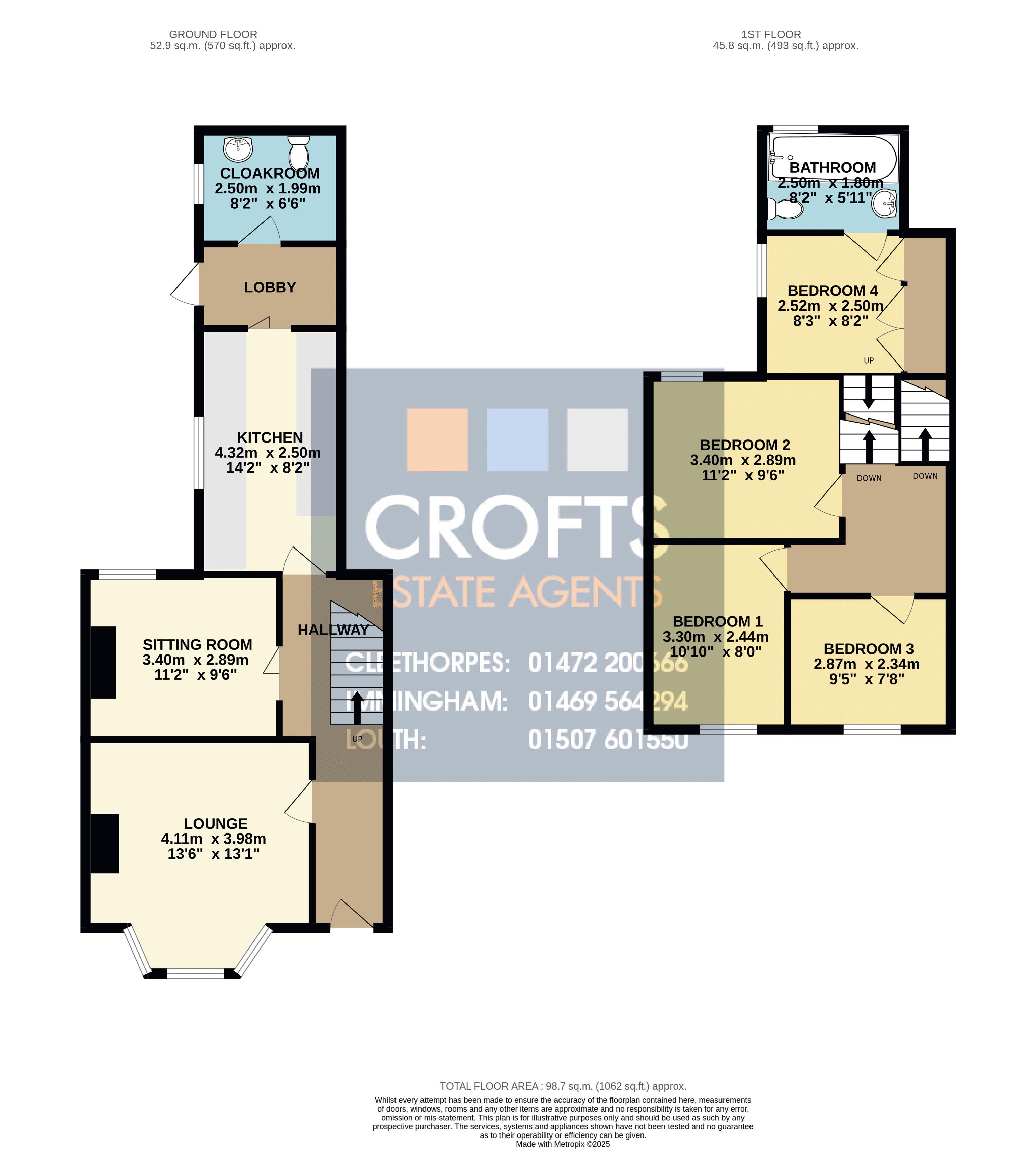 83, Aswell Street, Louth floorplan