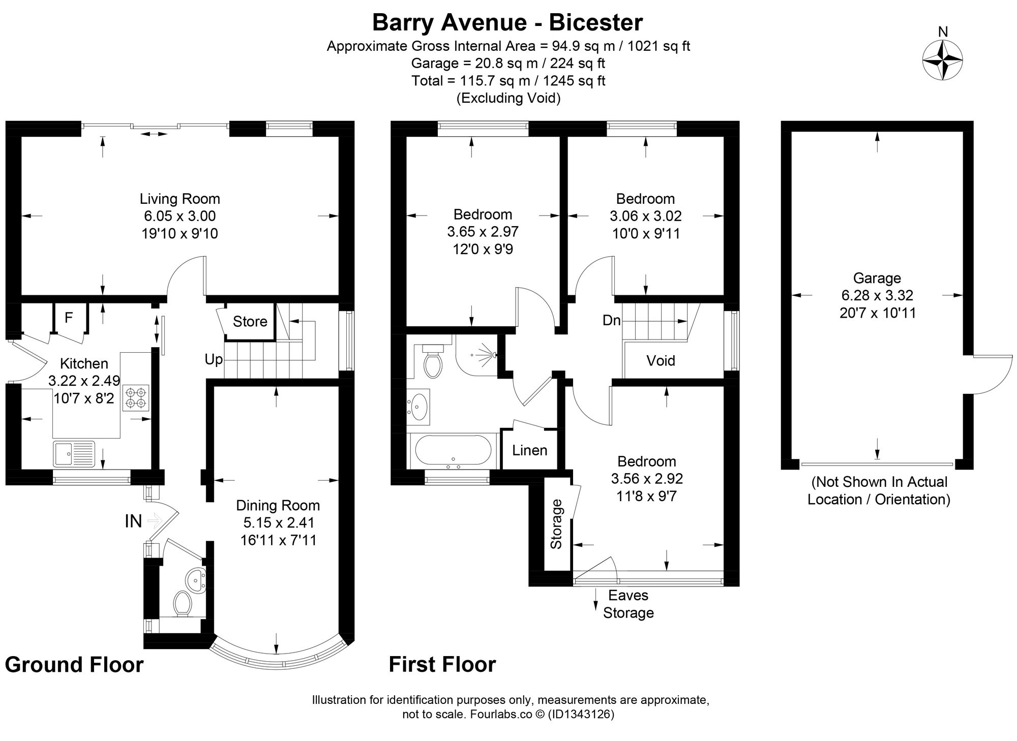 198 Barry Avenue, Bicester floorplan
