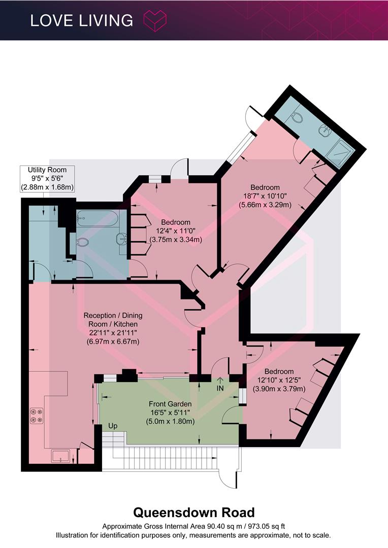 1 Northill House, 35a Queensdown Road, London floorplan