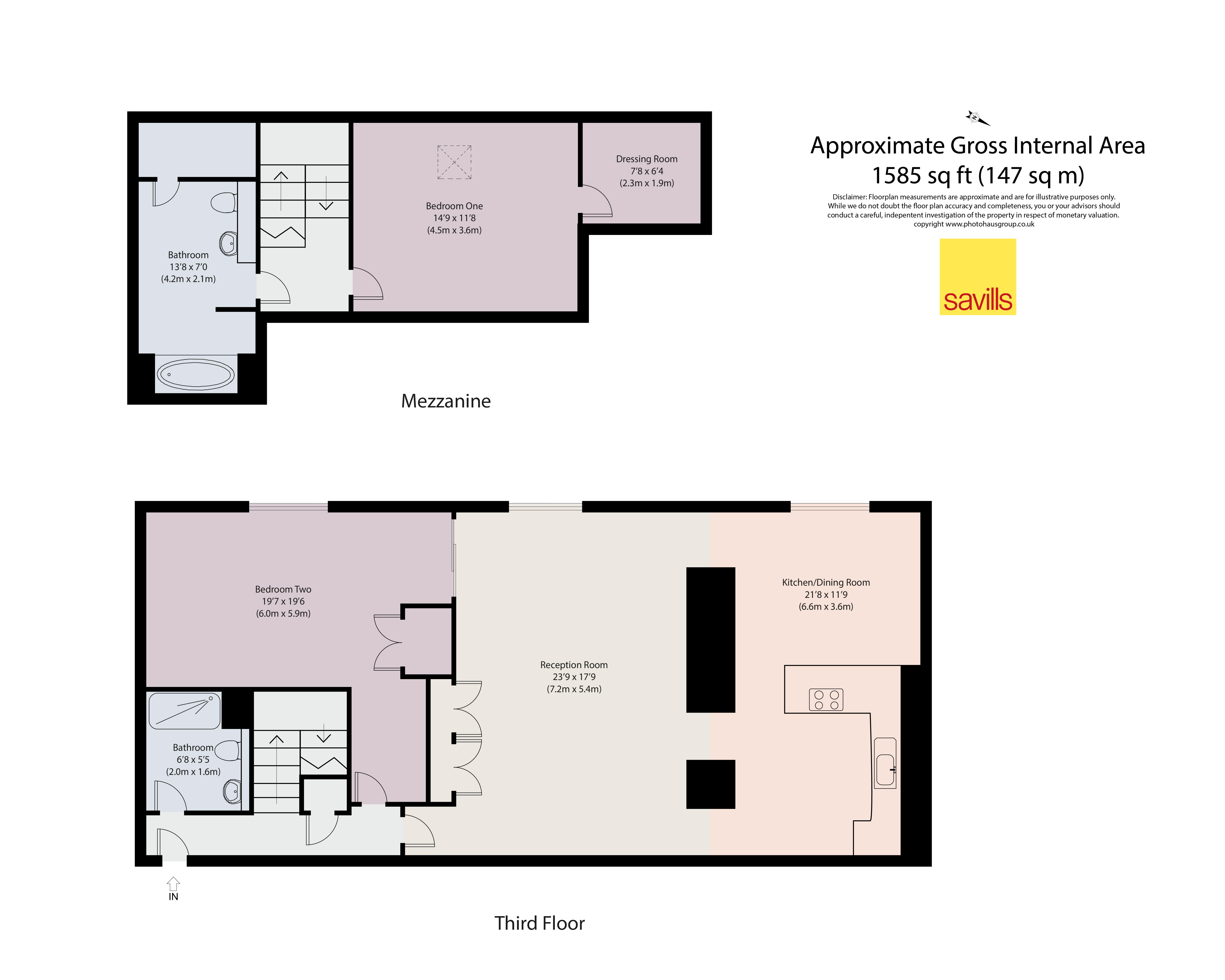 Flat 301 The Listed Building, 350, The Highway, Tower Hamlets floorplan