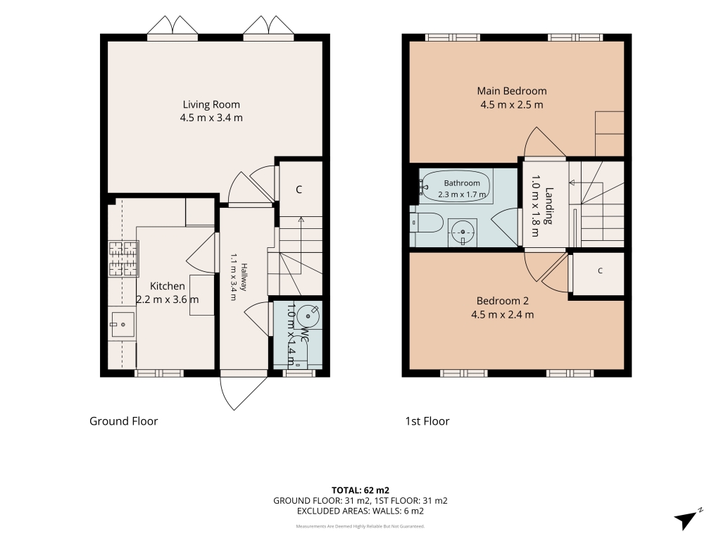 3, Murphy Close, Durham floorplan