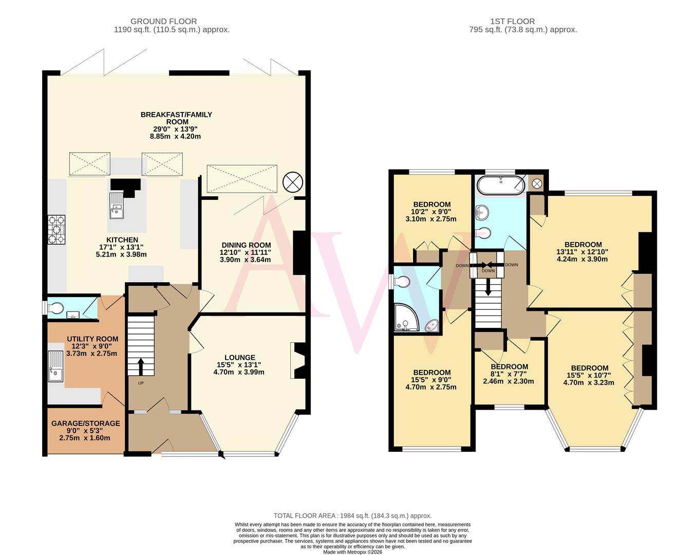 127, Moffats Lane, Brookmans Park floorplan