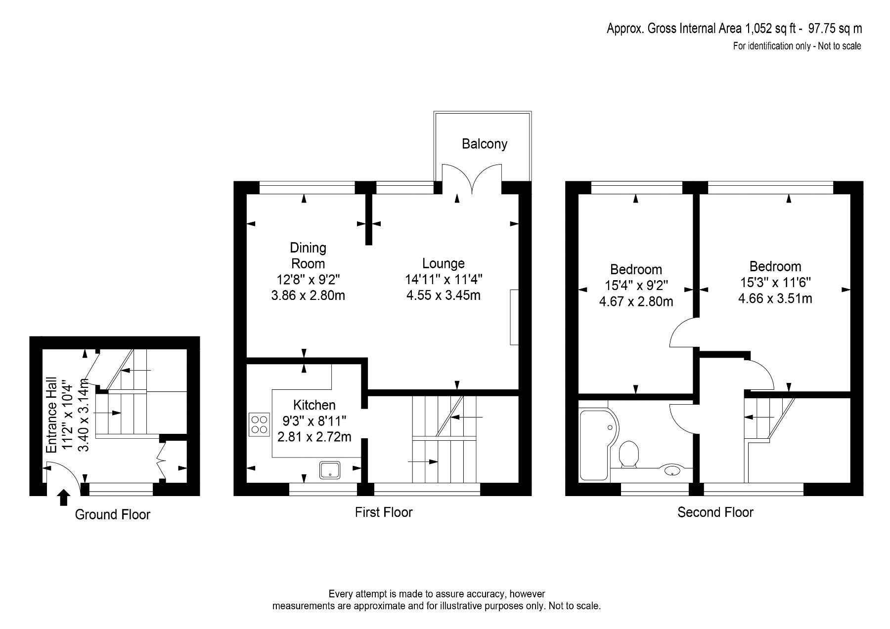 7, Wey Court, Addlestone floorplan