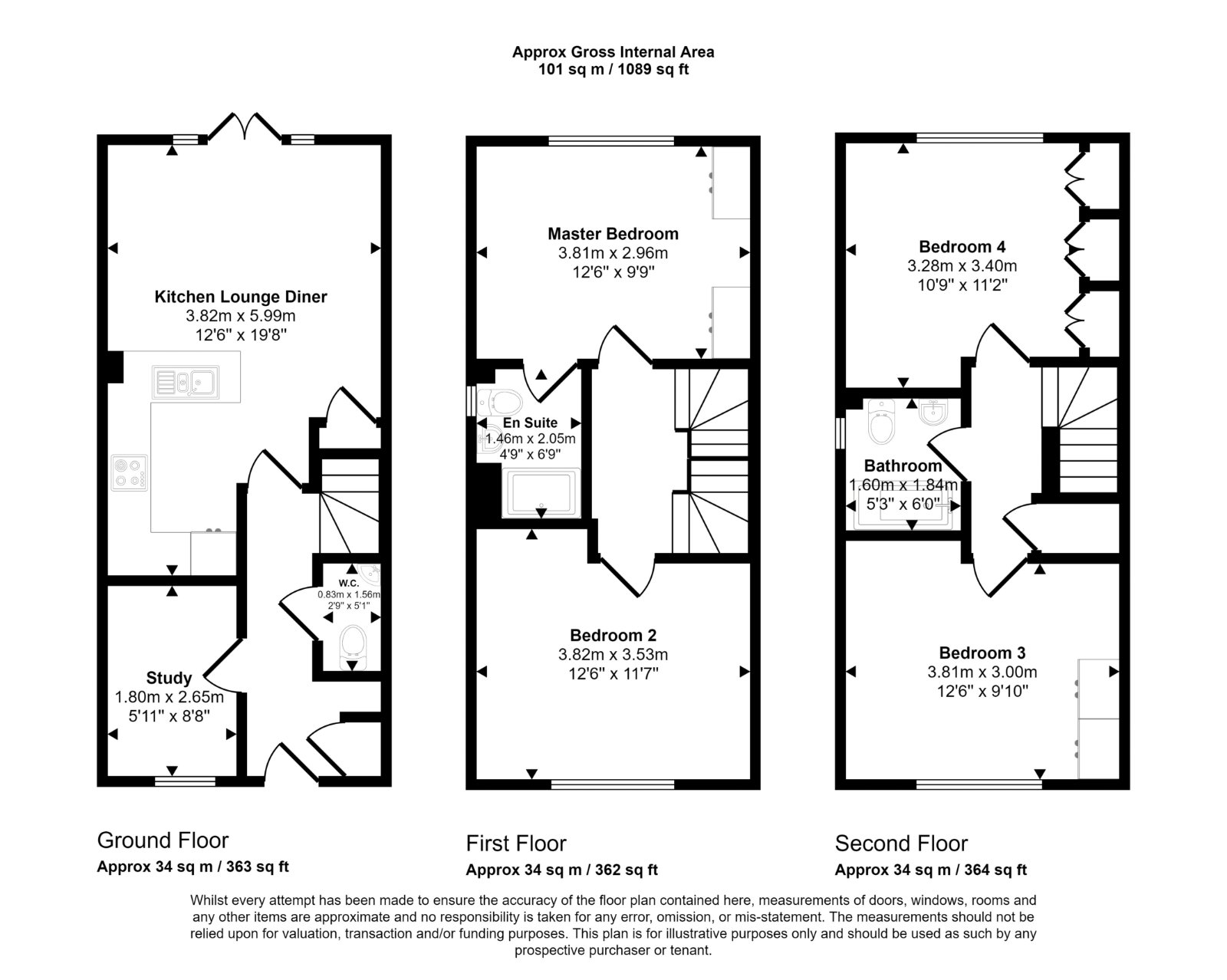 131, White Lias Way, Leamington Spa floorplan