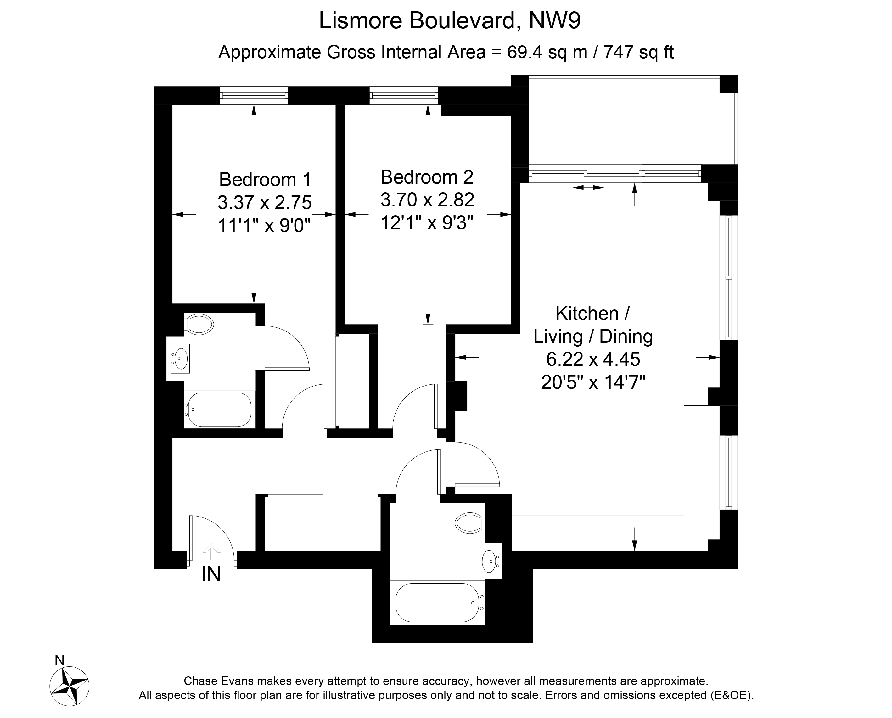 2 Bedrooms Flat to rent in Serenity House, Colindale Gardens, Colindale NW9