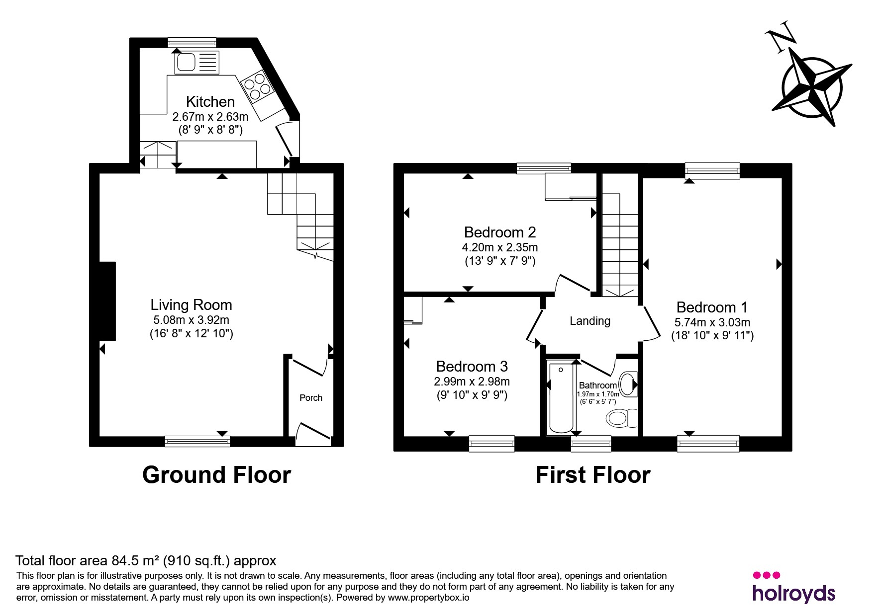 135, Main Street, BRADFORD floorplan