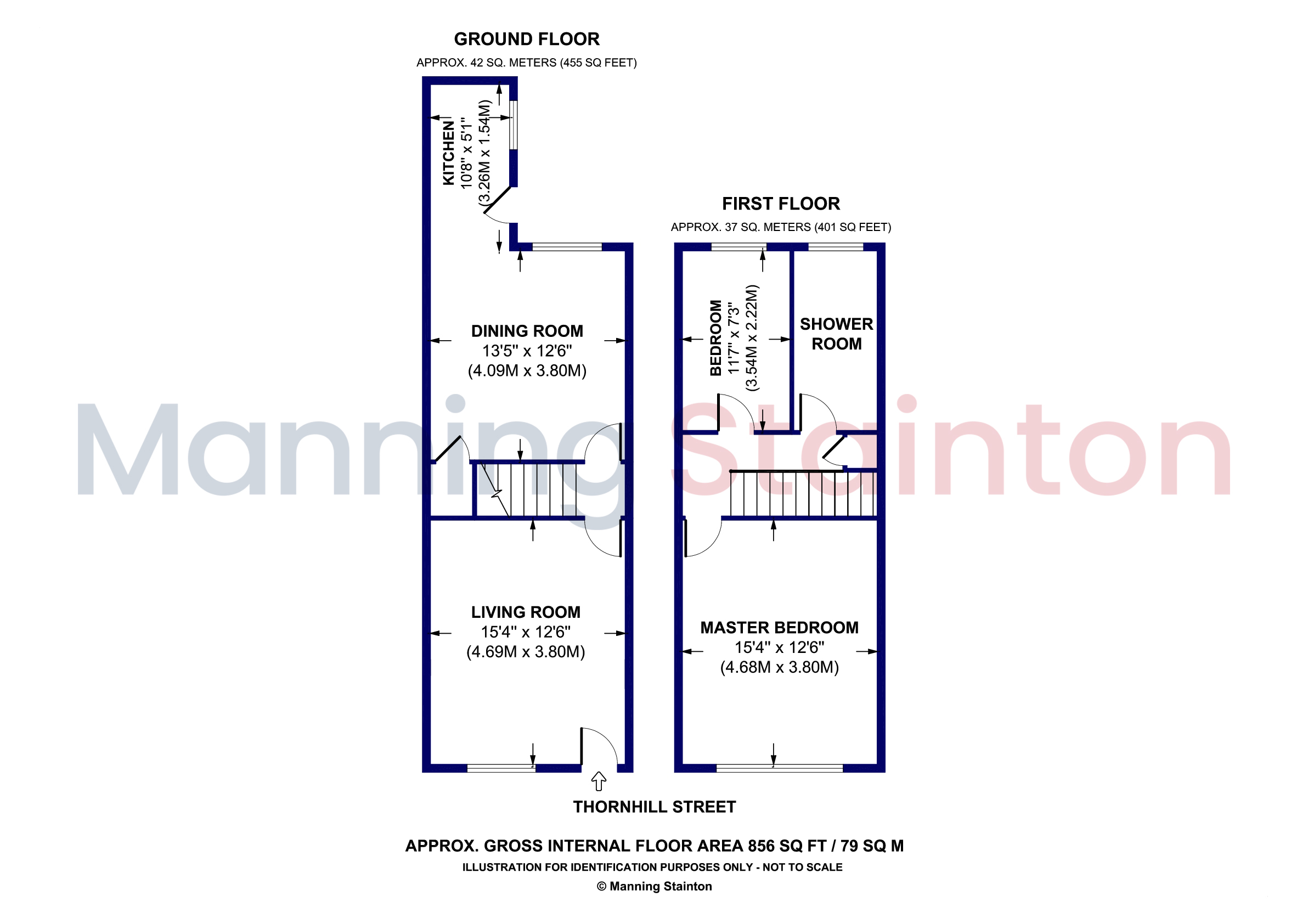 42, Thornhill Street, Pudsey floorplan