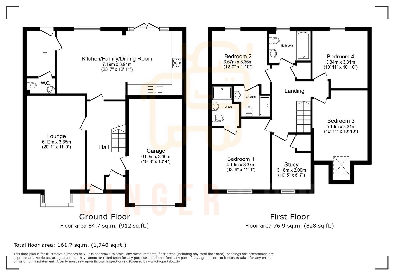 4, Lesser Avenue, Wixams floorplan