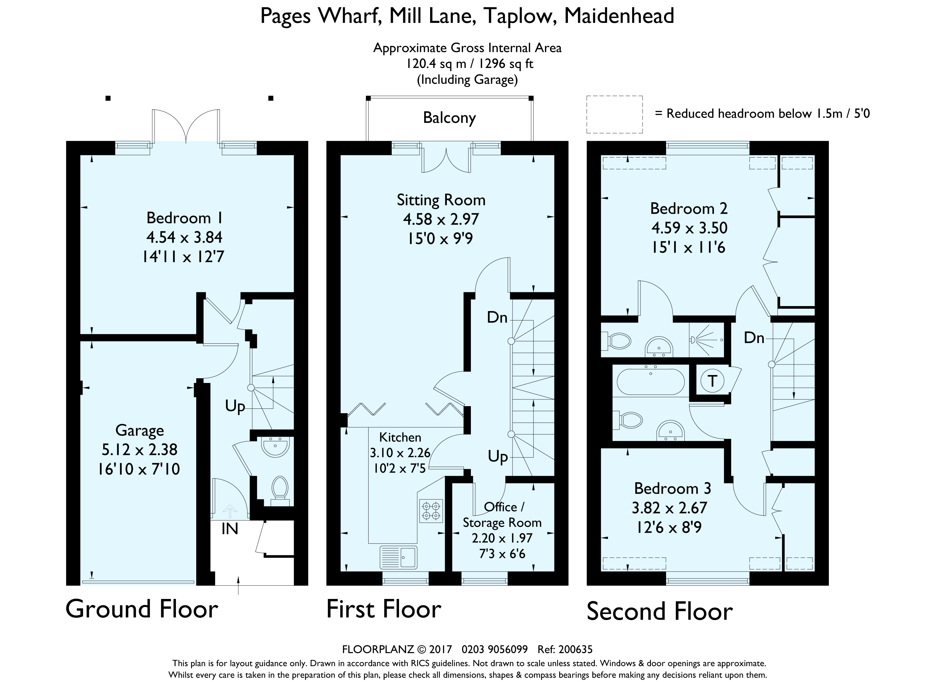 3 Bedrooms Town house to rent in Pages Wharf, Mill Lane, Taplow, Maidenhead SL6