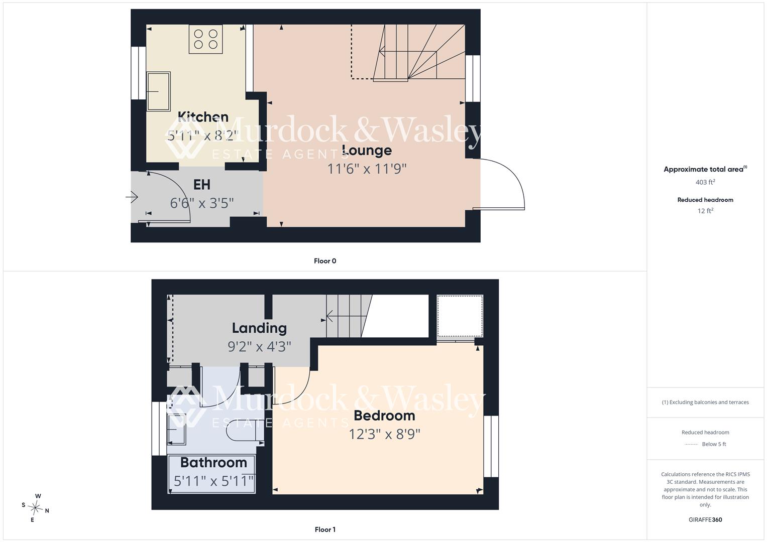 107, Lanham Gardens, Gloucester floorplan