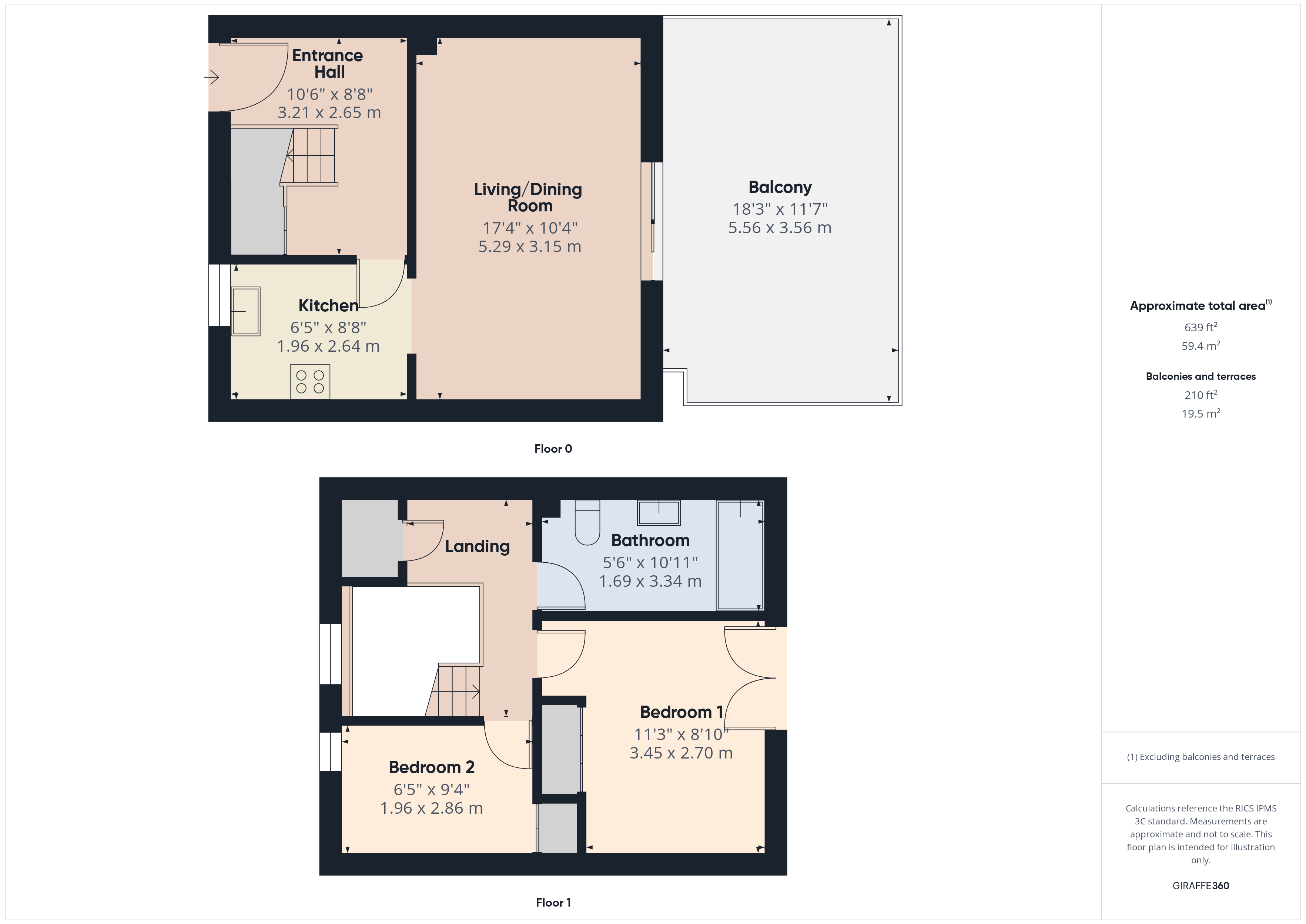 6 Piran Heights,, Upton, Cornwall floorplan