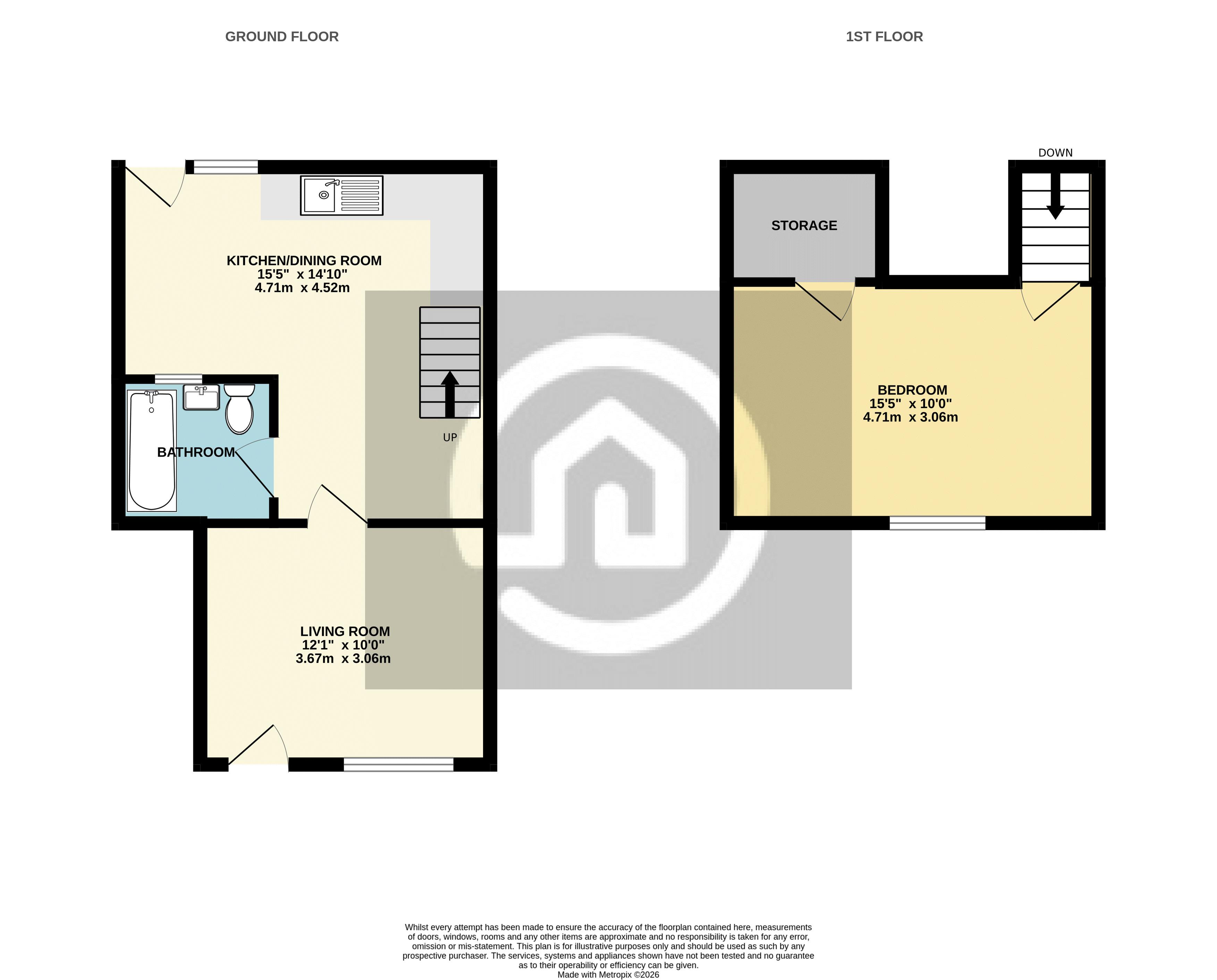 55, The Town, St. Neots floorplan