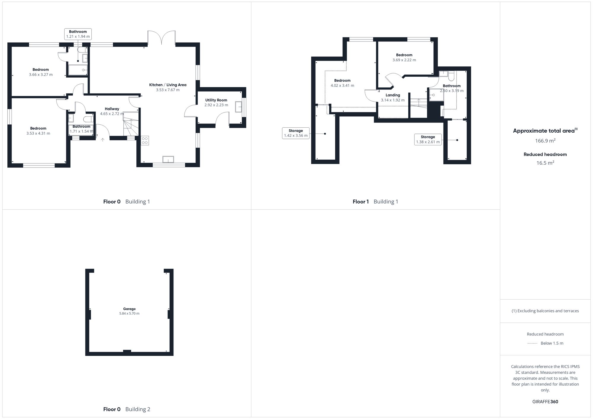 Lesser Slatters, Okehampton floorplan