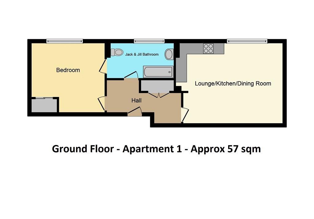 Apartment 1, St Michaels Church, Cupar floorplan
