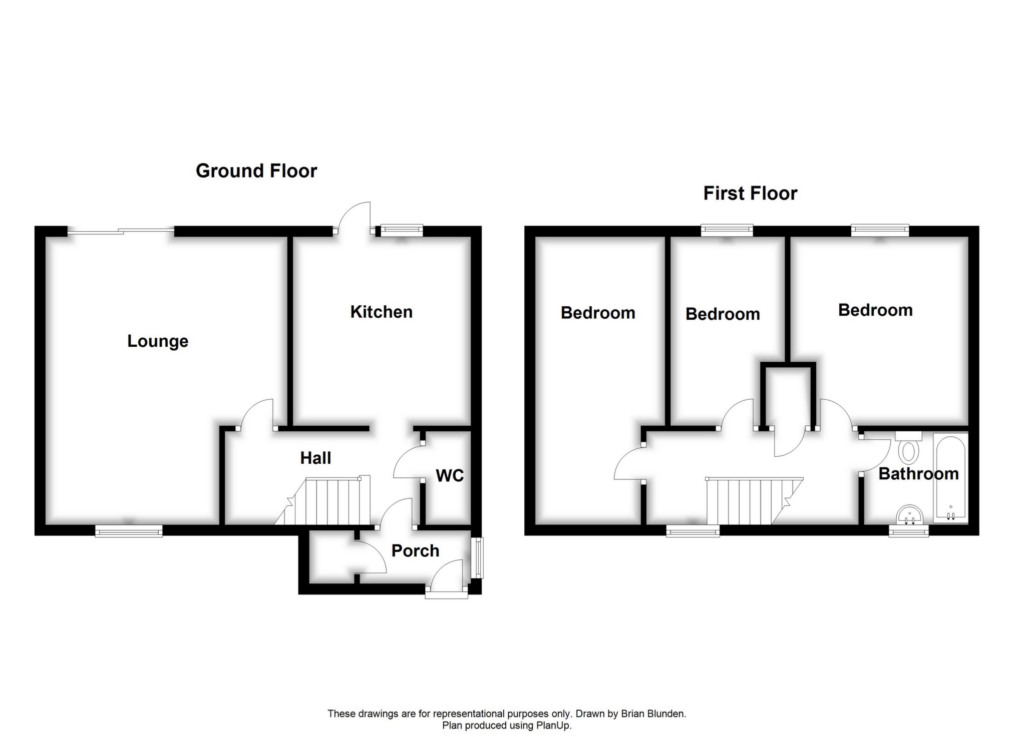 3 Bedrooms Terraced house for sale in Eddington Hill, Broadfield RH11