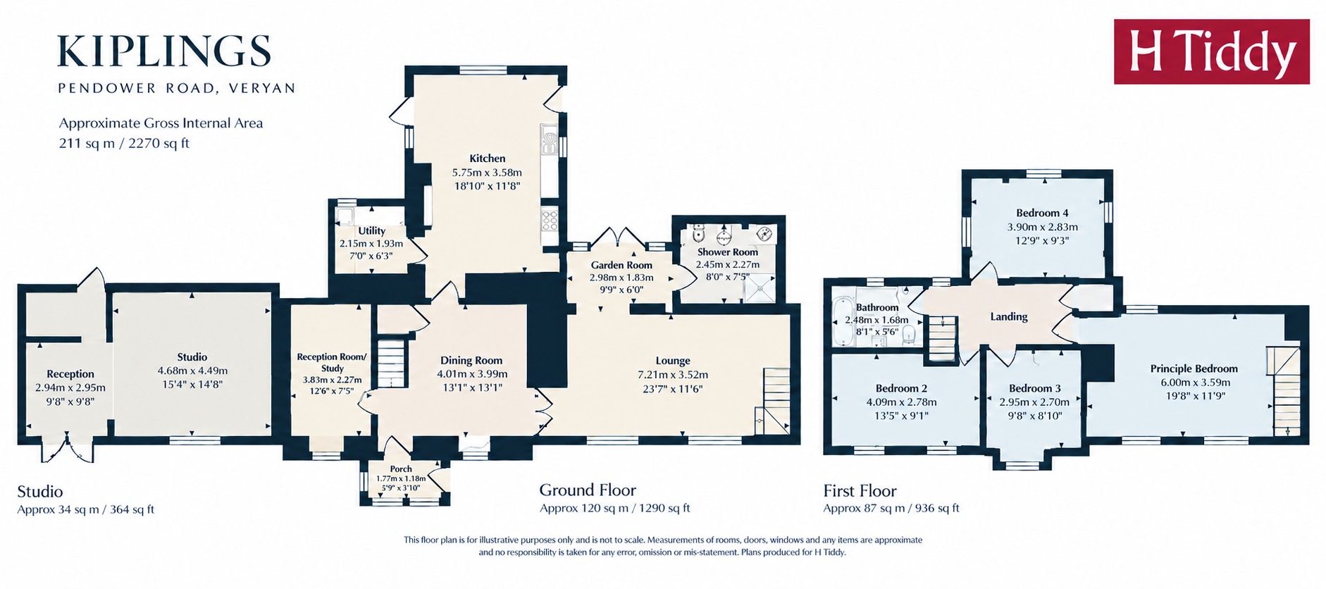 Pendower Road, Truro floorplan