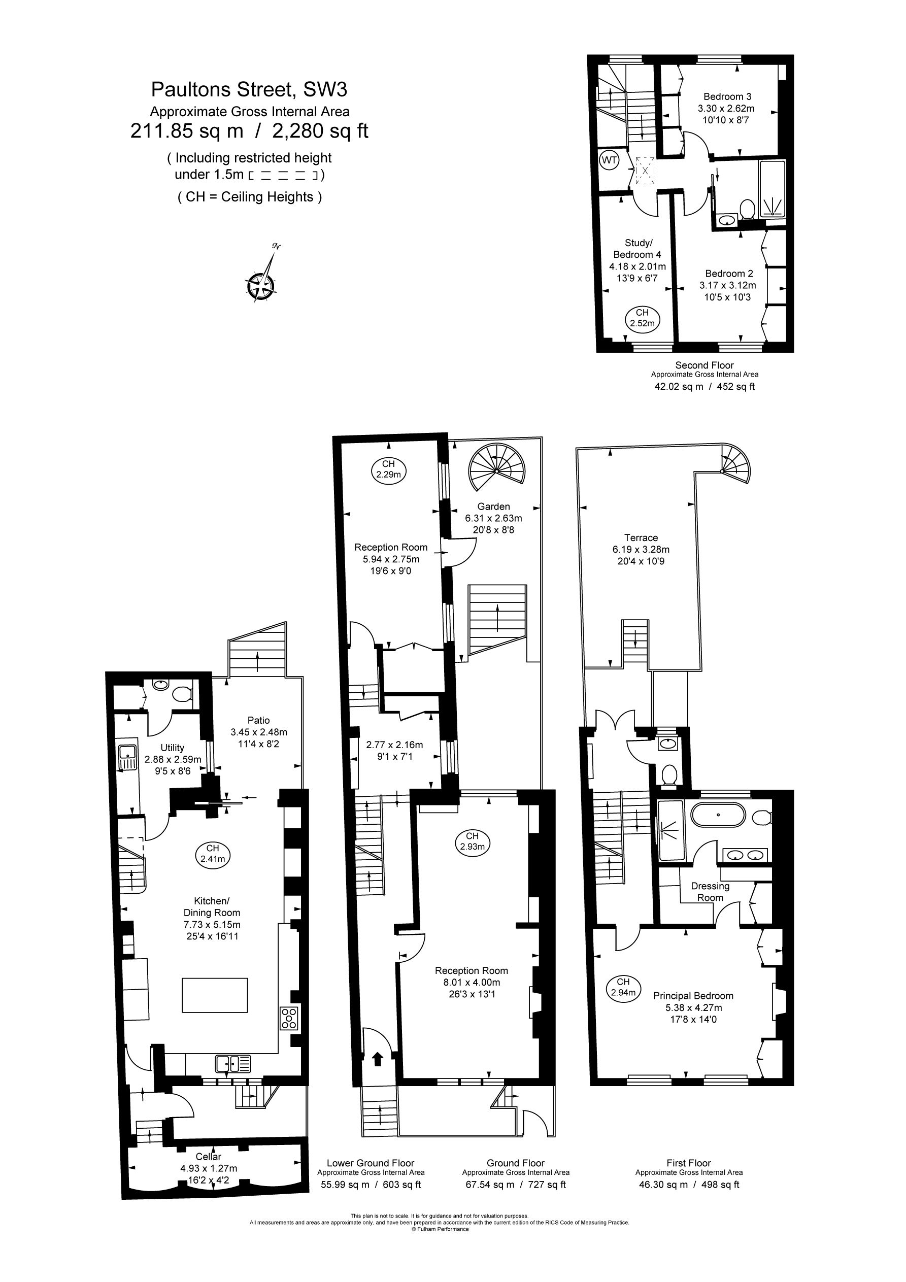 11, Paultons Street, London floorplan