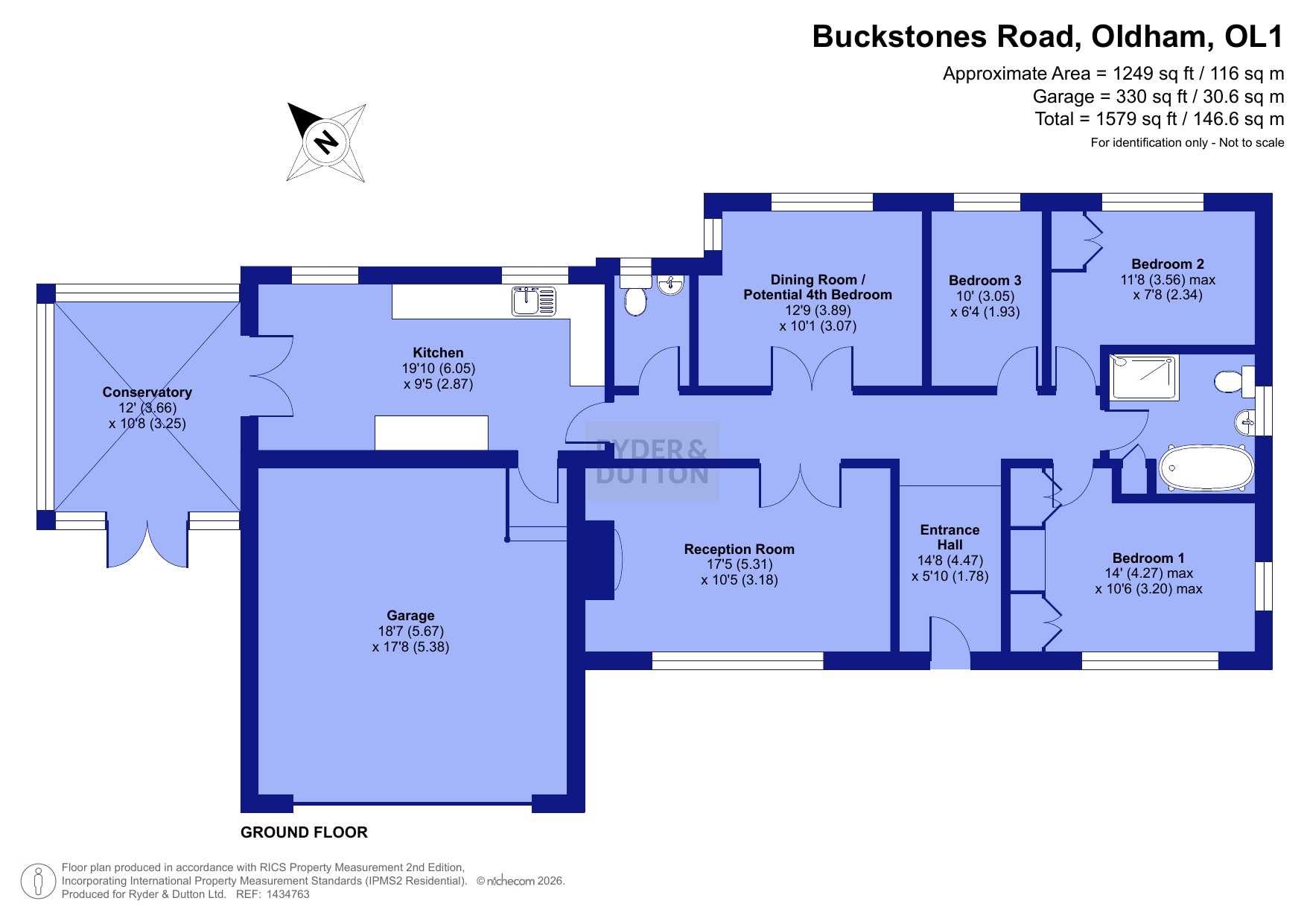 Boslum House,, Buckstones Road, Greater Manchester floorplan