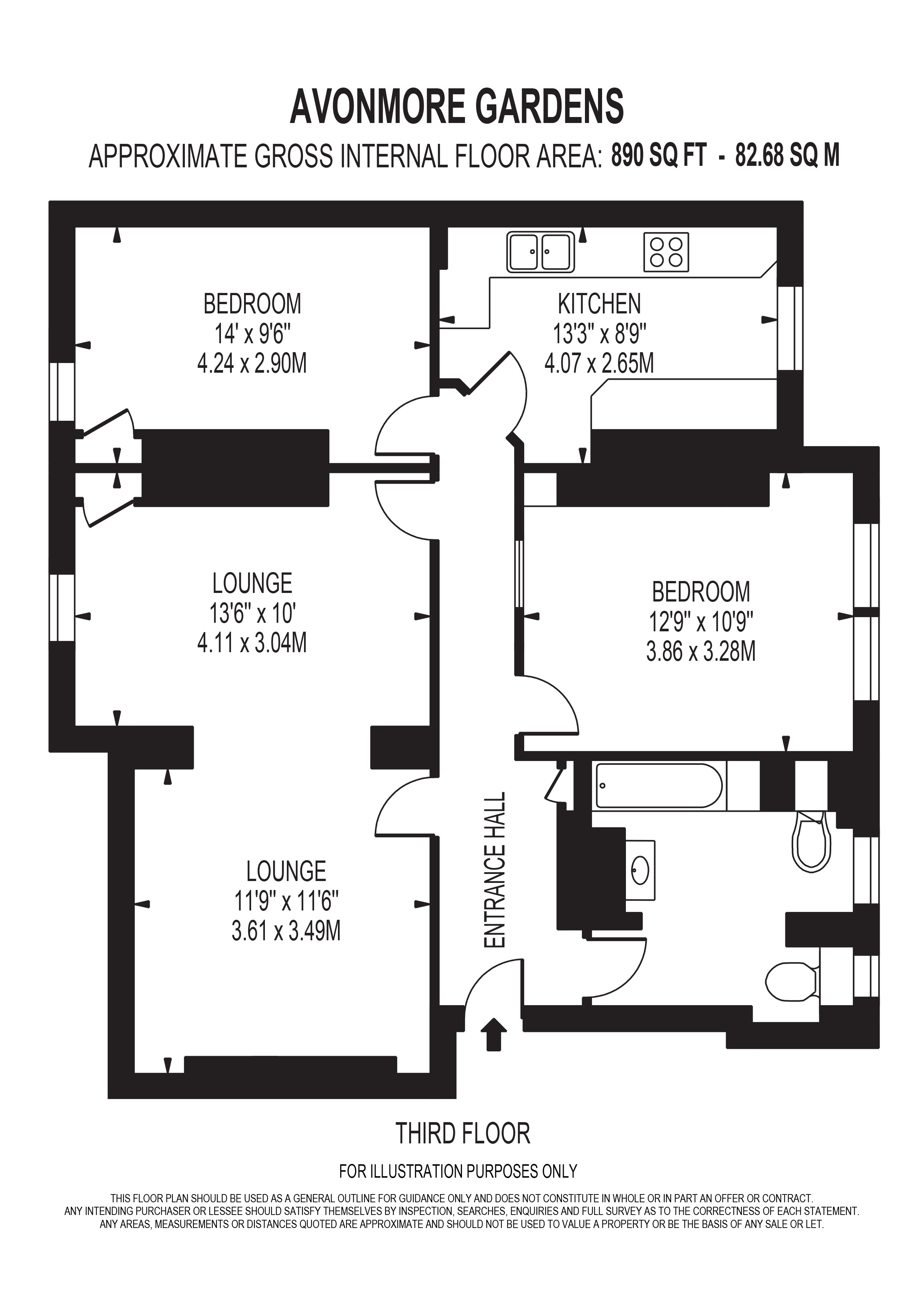 2 Bedrooms Flat to rent in Avonmore Gardens, London W14