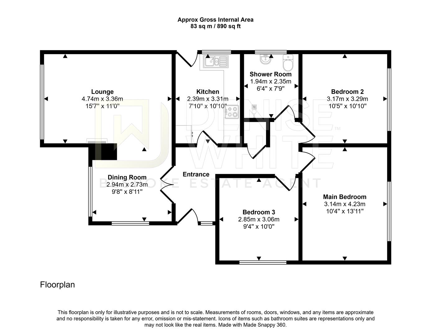 11, Patch Meadow Road, Cheadle floorplan