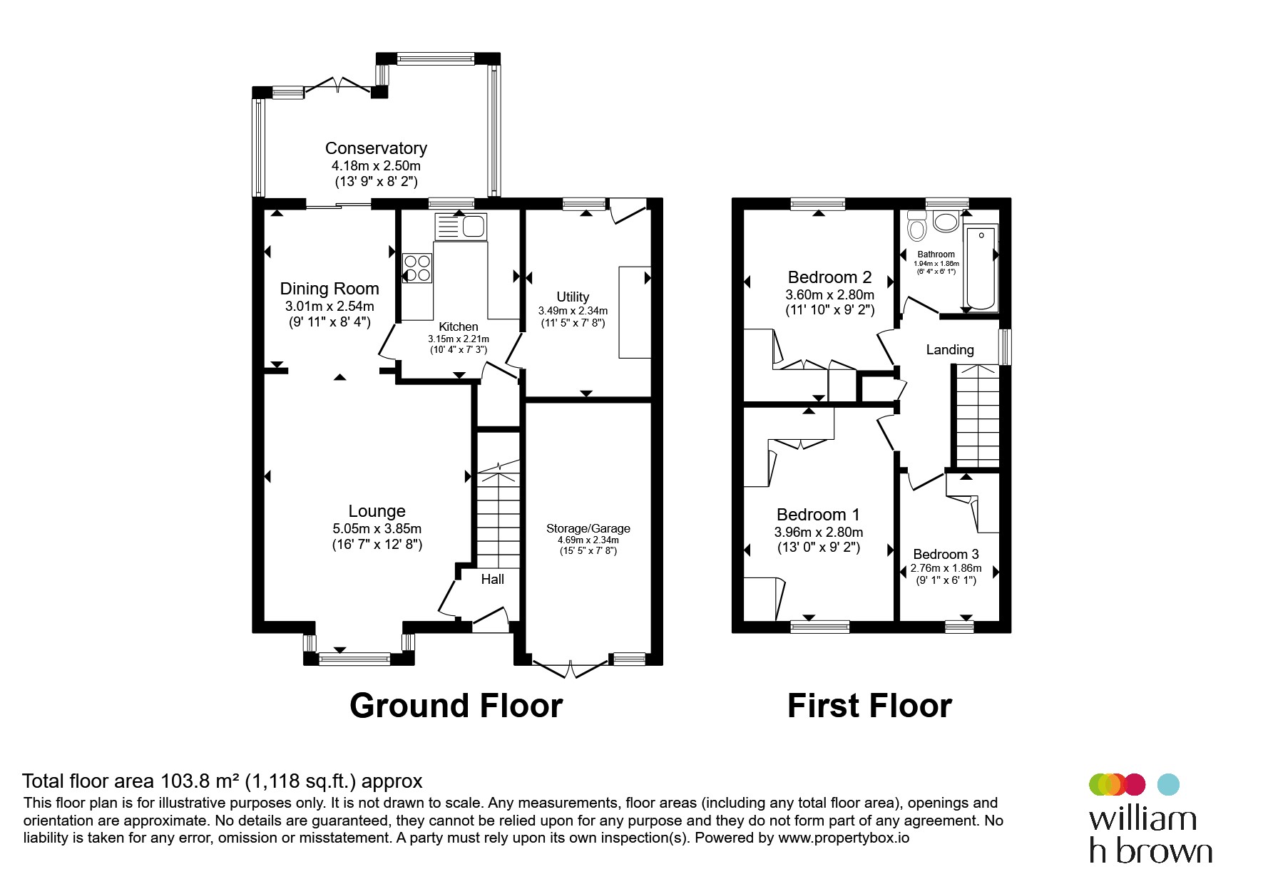 22, Fernleigh Drive, Rotherham floorplan