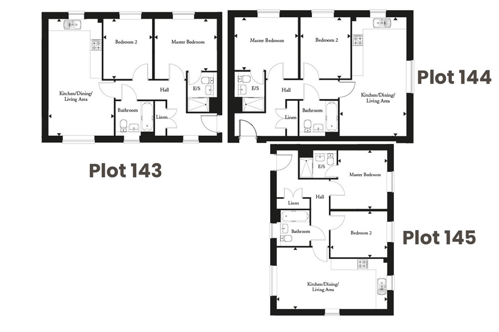 "Oak House" at Aldermans Drive, Peterborough PE3, 2 bedroom triplex for sale 58941197