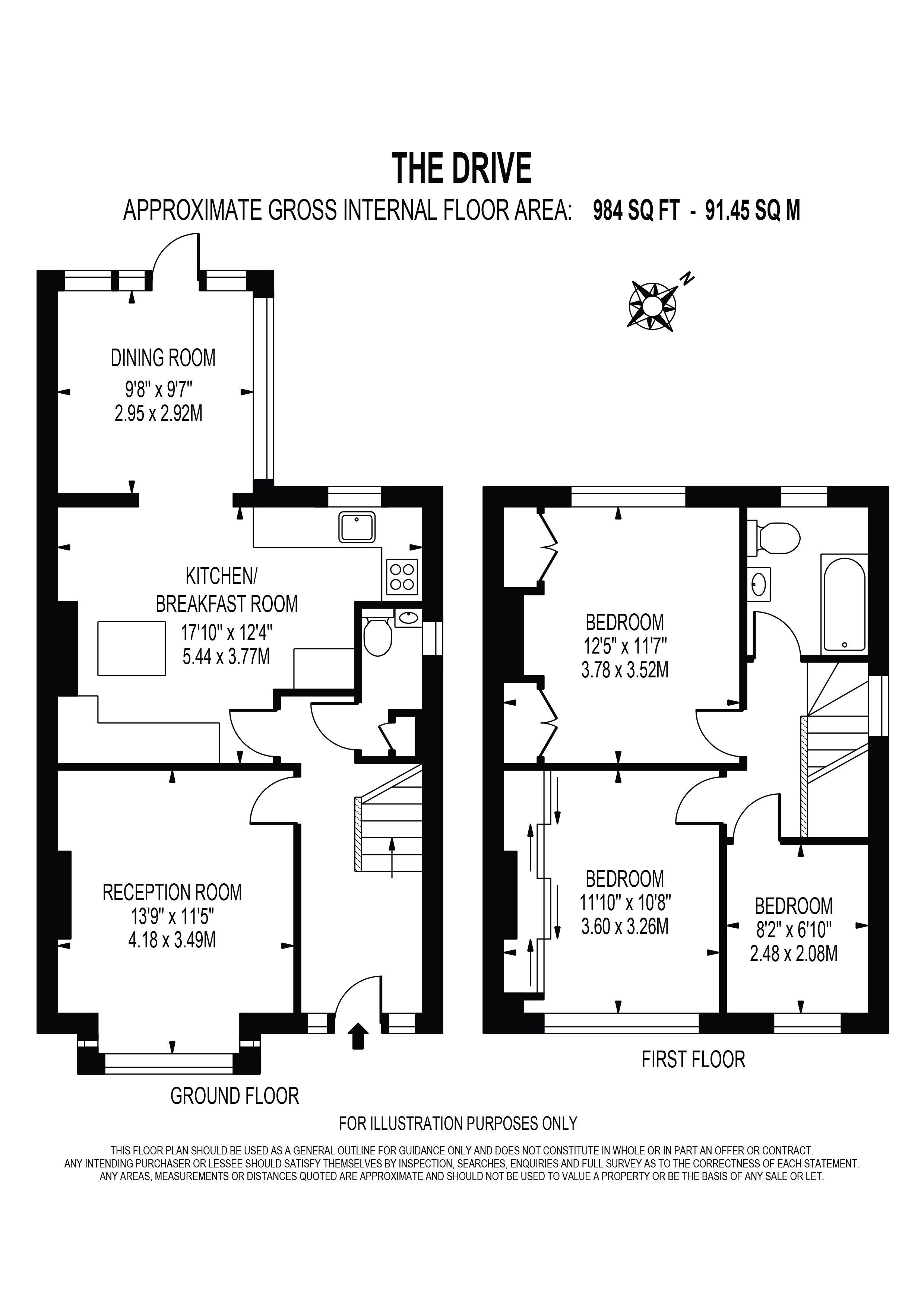 18, The Drive, Morden floorplan