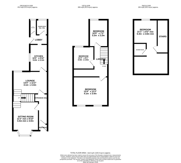 133, St. Saviours Road, West Midlands floorplan