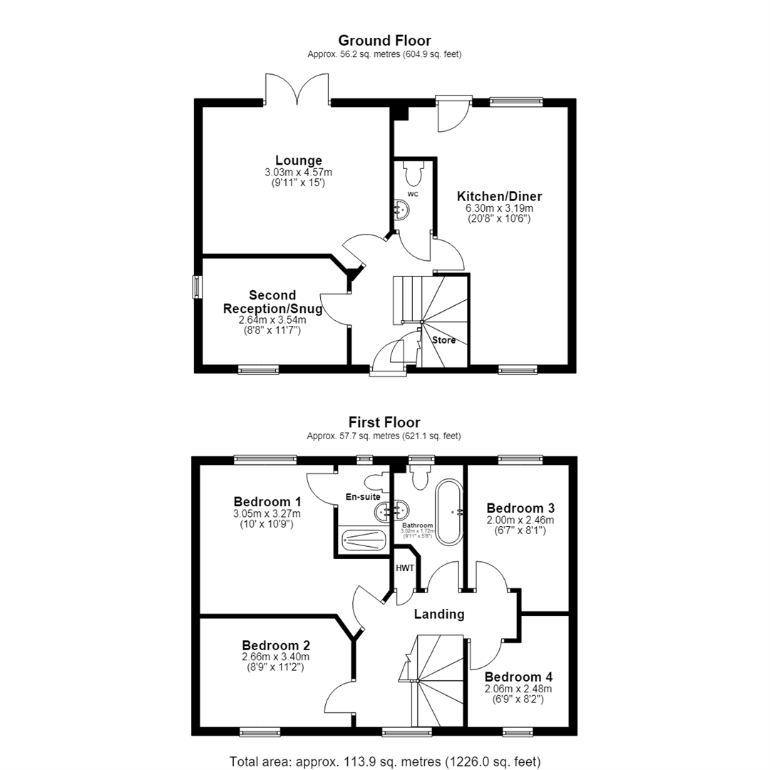 18, Jesse Close, Selby floorplan