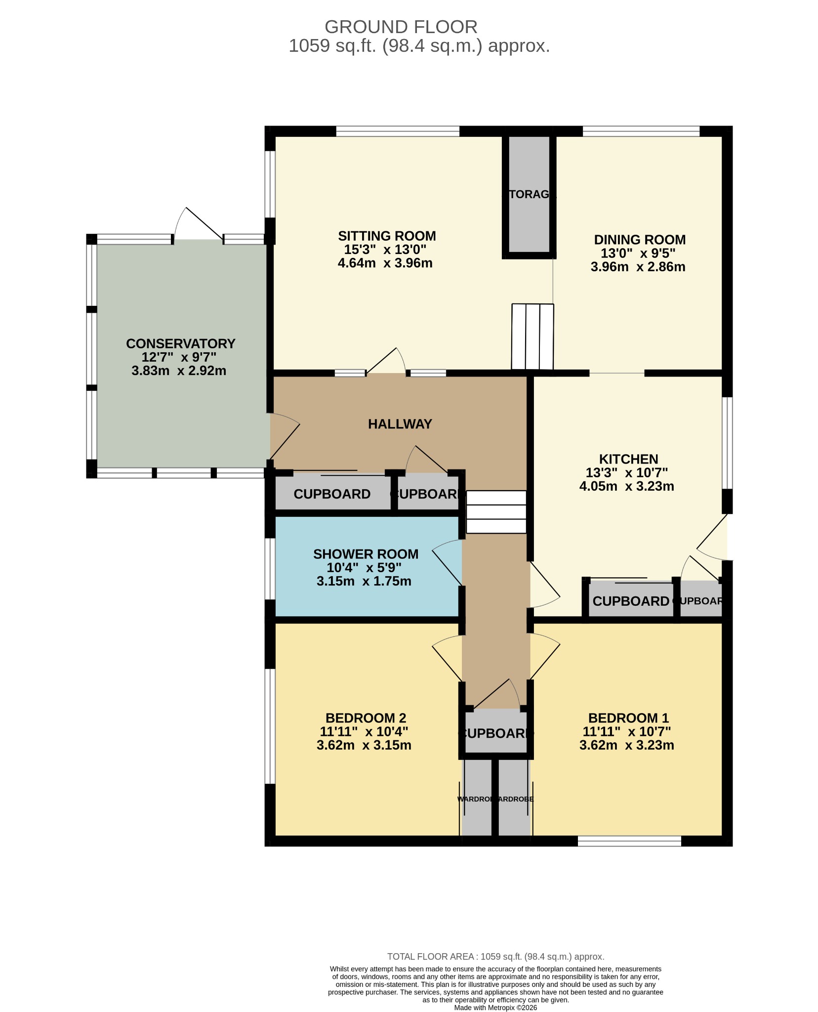 Stonefield, Letters Way, Cairndow floorplan