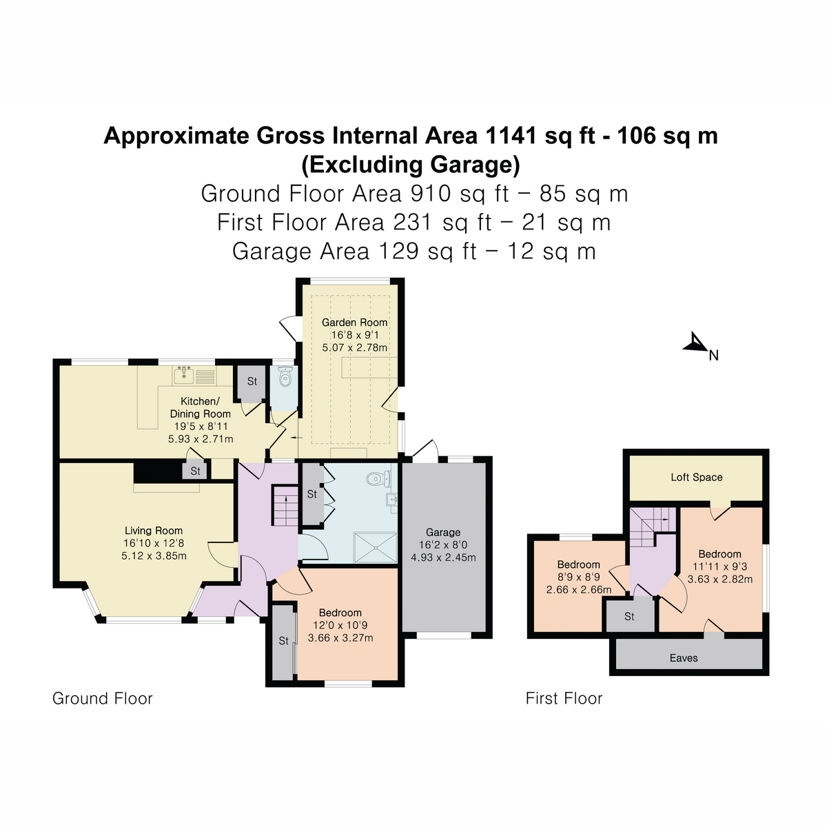 16, Chatsworth Way, St. Austell floorplan