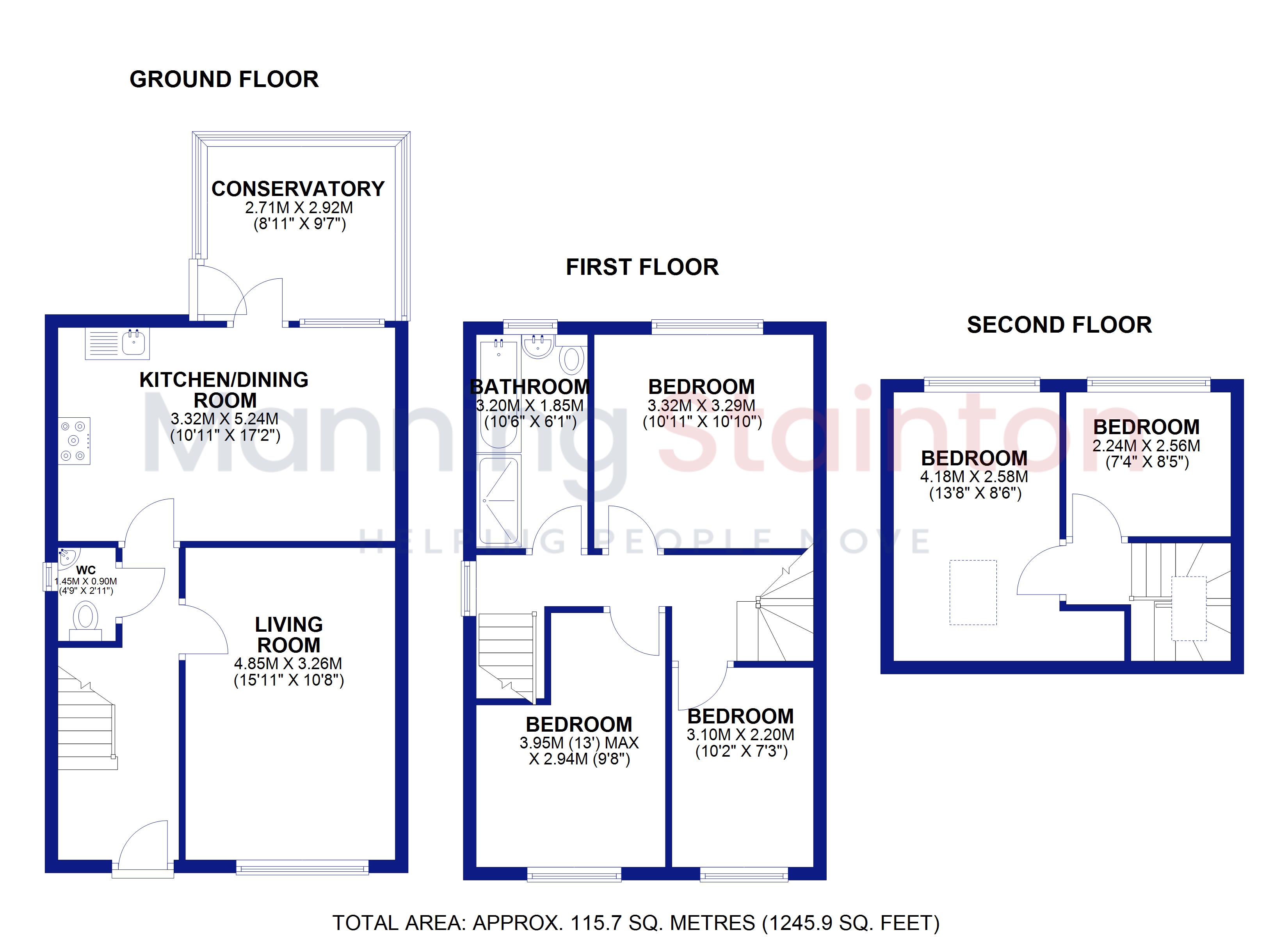 103, Waterloo Lane, West Yorkshire floorplan
