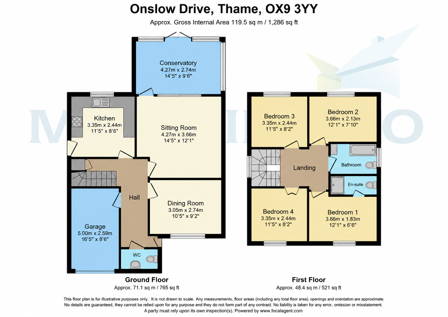 40, Onslow Drive, Oxfordshire, United Kingdom floorplan