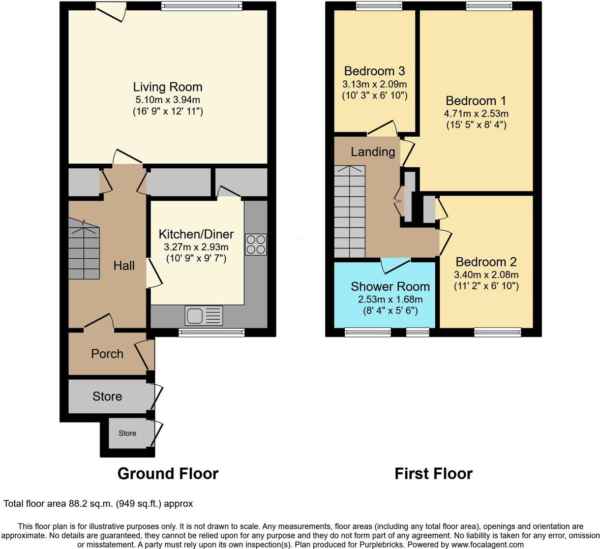 74, Boode Croft, Liverpool floorplan